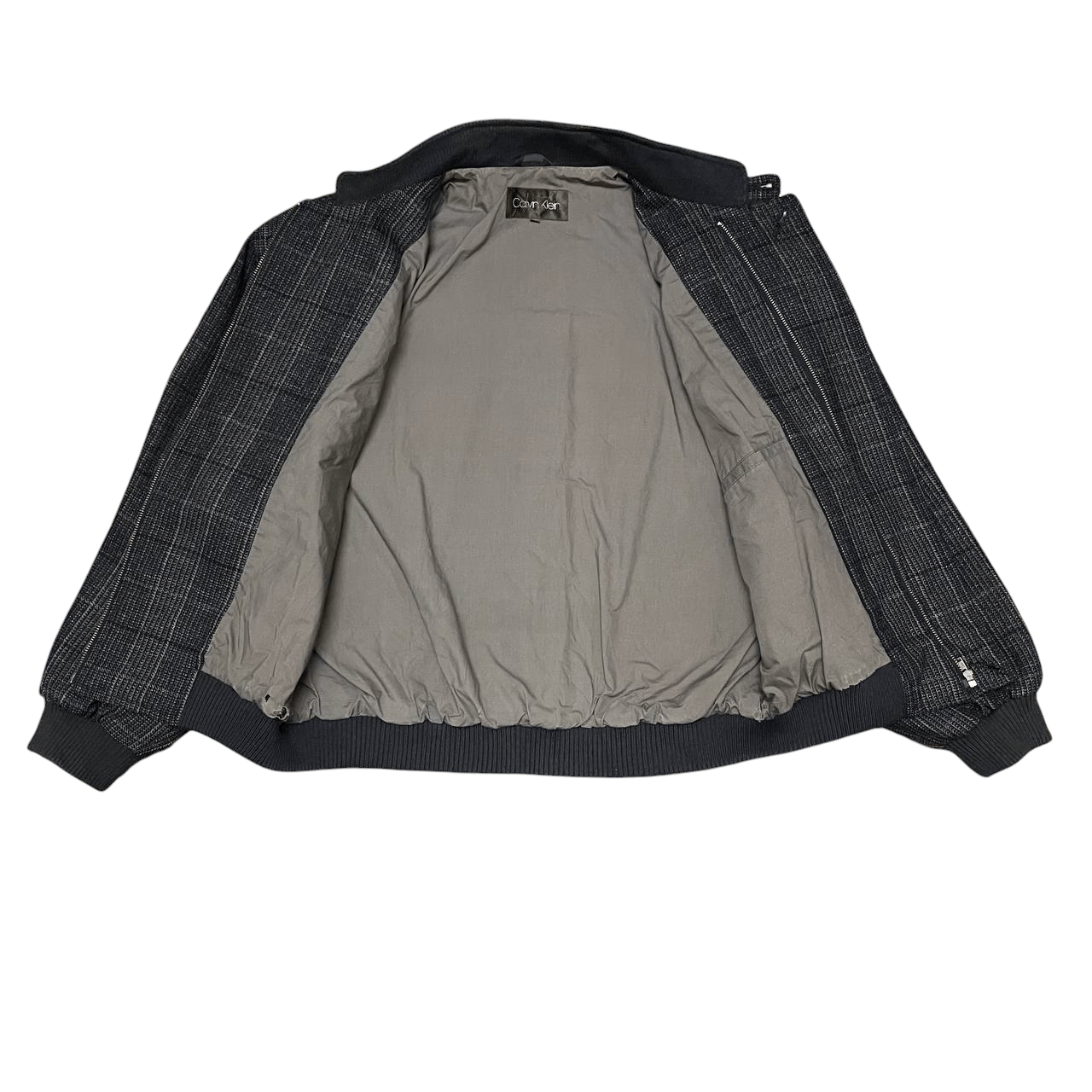Calvin Klein Vintage CK Calvin Klein Wool Bomber Jacket Size US L / EU 52-54 / 3 - 5 Thumbnail