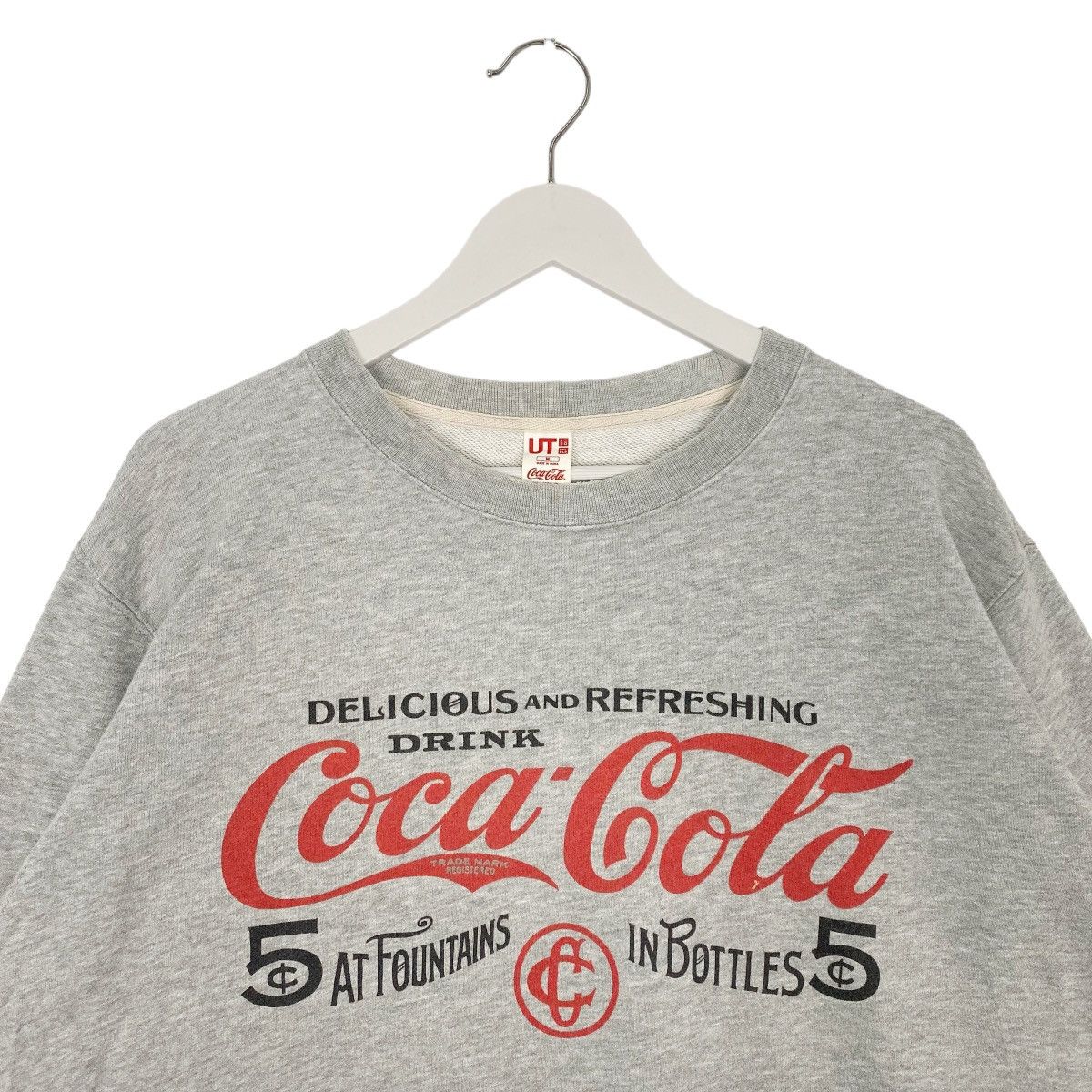 Other Vintage Coca-Cola Sweatshirt Crewneck Grey Big Logo Size M Size US M / EU 48-50 / 2 - 4 Thumbnail
