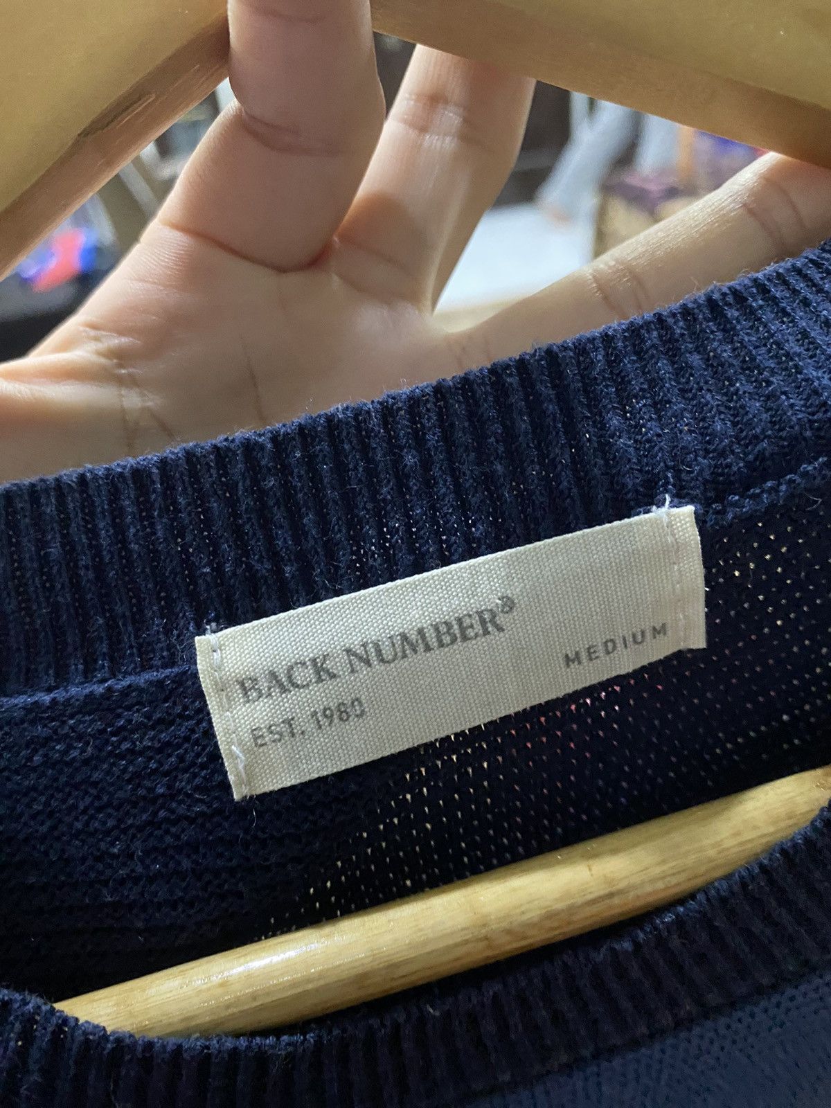 Japanese Brand Back Number Stripe Tee Size US M / EU 48-50 / 2 - 9 Thumbnail