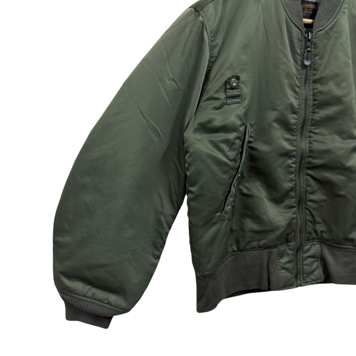Alpha Industries Vintage Machope Ma1 Army Air Force Bomber Jacket Size US XL / EU 56 / 4 - 5 Thumbnail