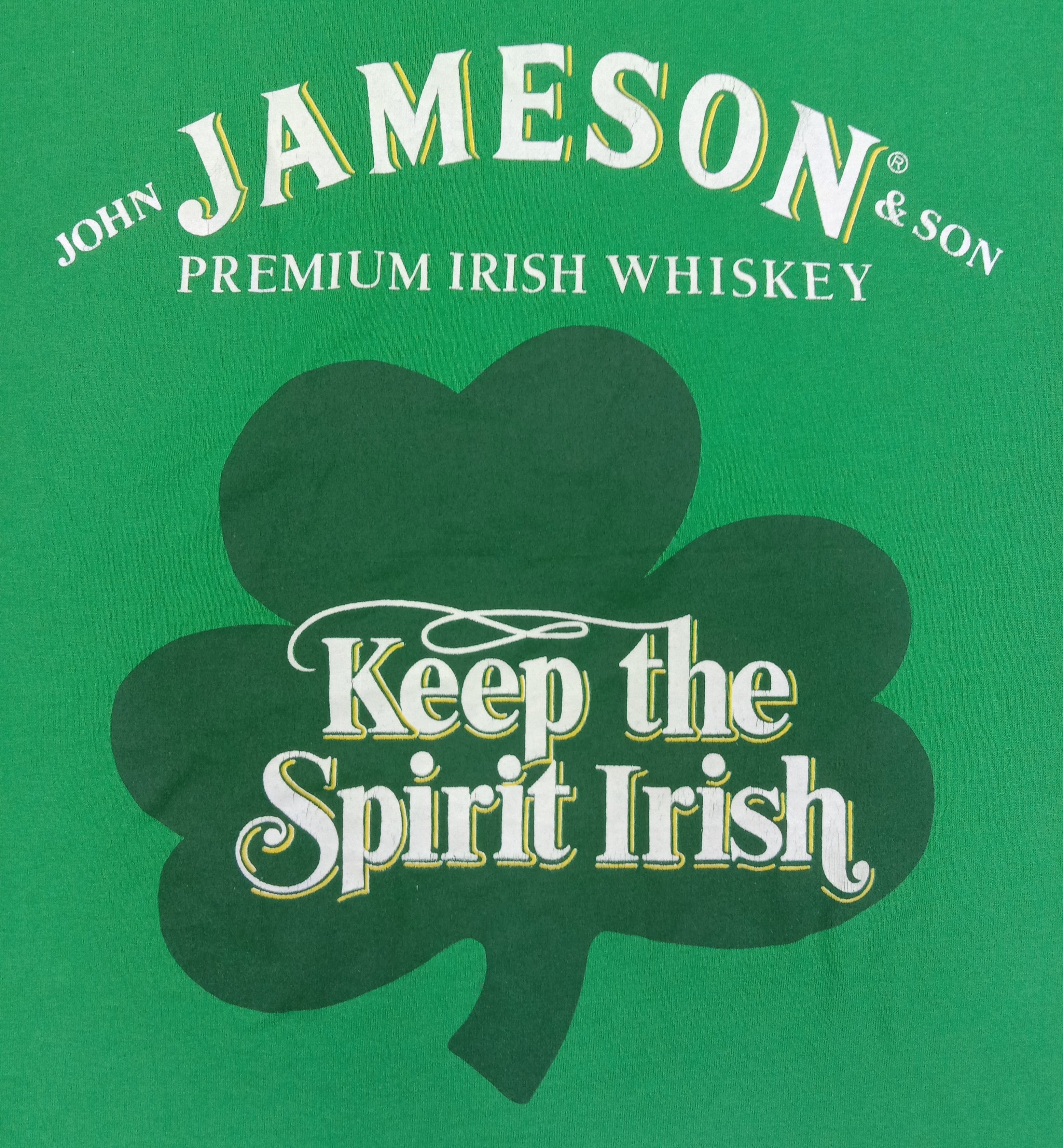 Jameson Irish Whiskey Vintage 90s Screen Star Jameson Irish Whiskey T Shirt Size US XL / EU 56 / 4 - 2 Thumbnail
