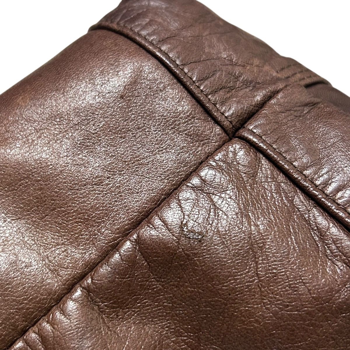 Porter 752 00s Porter Yoshida leather shoulder bag unisex brown Size ONE SIZE - 8 Thumbnail