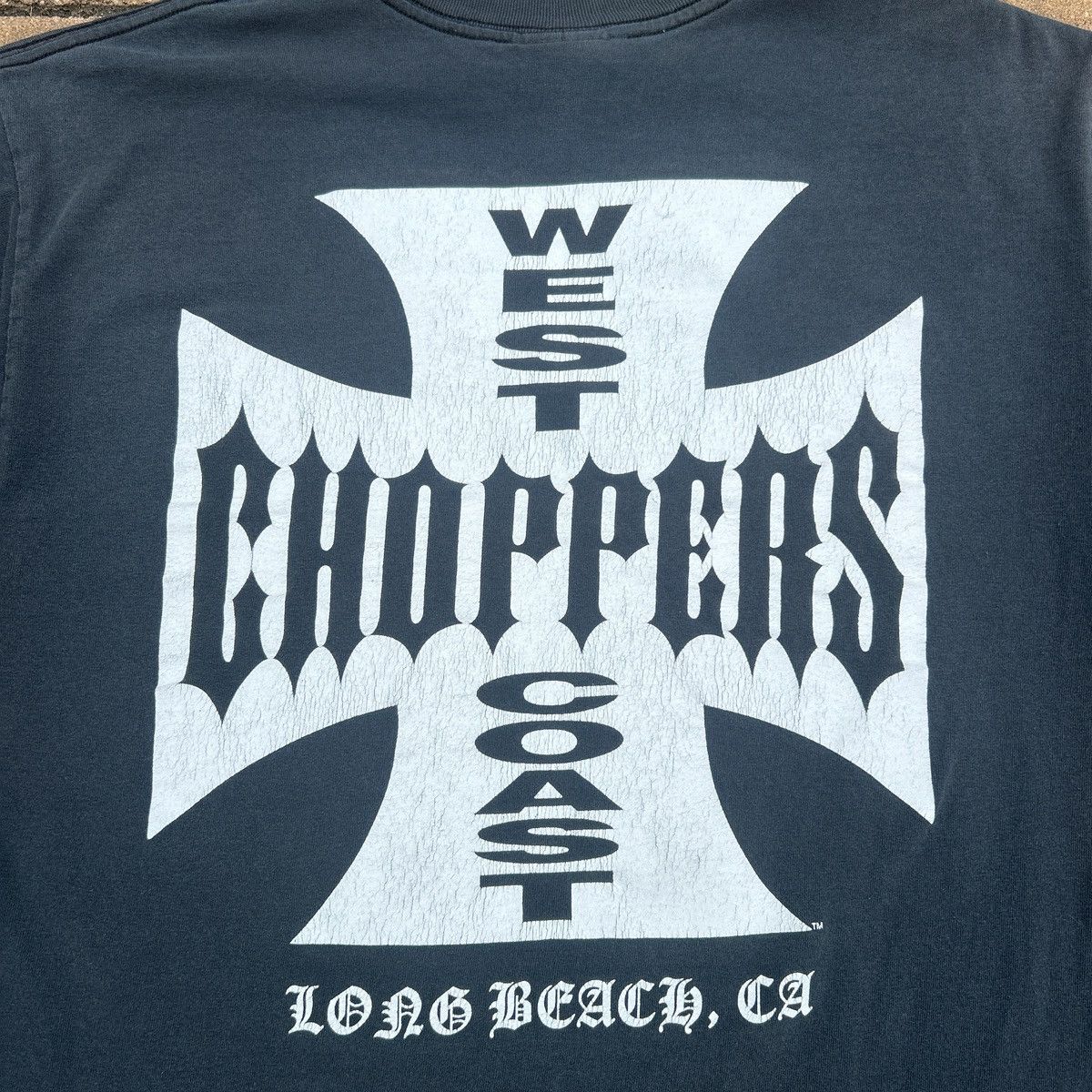 West Coast Choppers Vintage authentic West Coast Choppers faded and worn t shirt Size US L / EU 52-54 / 3 - 3 Thumbnail