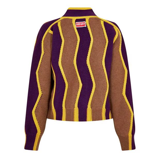 Kenzo o1g2r1mq1024 Stripe Cardigan in Multicolor Size M / US 6-8 / IT 42-44 - 2 Thumbnail