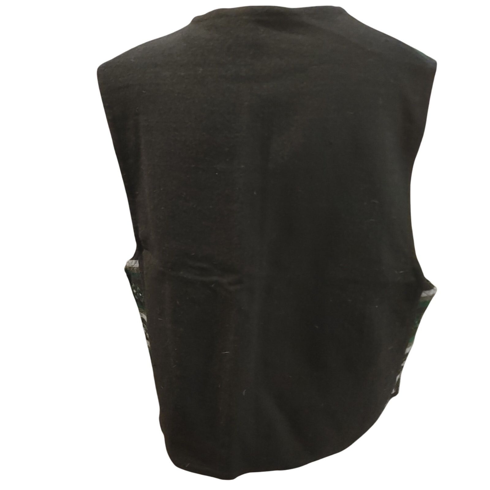 Other Yuri Co. Handmade Women L 100% Woll Black Open Front SS Vest Size US L / EU 52-54 / 3 - 2 Thumbnail