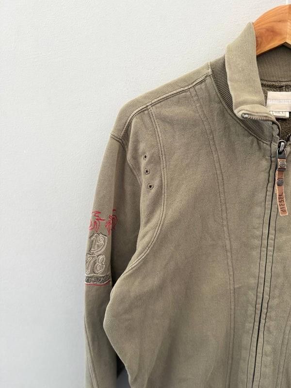 Diesel VTG CROPPED WASHED DIESEL HOODIE AVANT GARDE Y2K Size US M / EU 48-50 / 2 - 4 Thumbnail