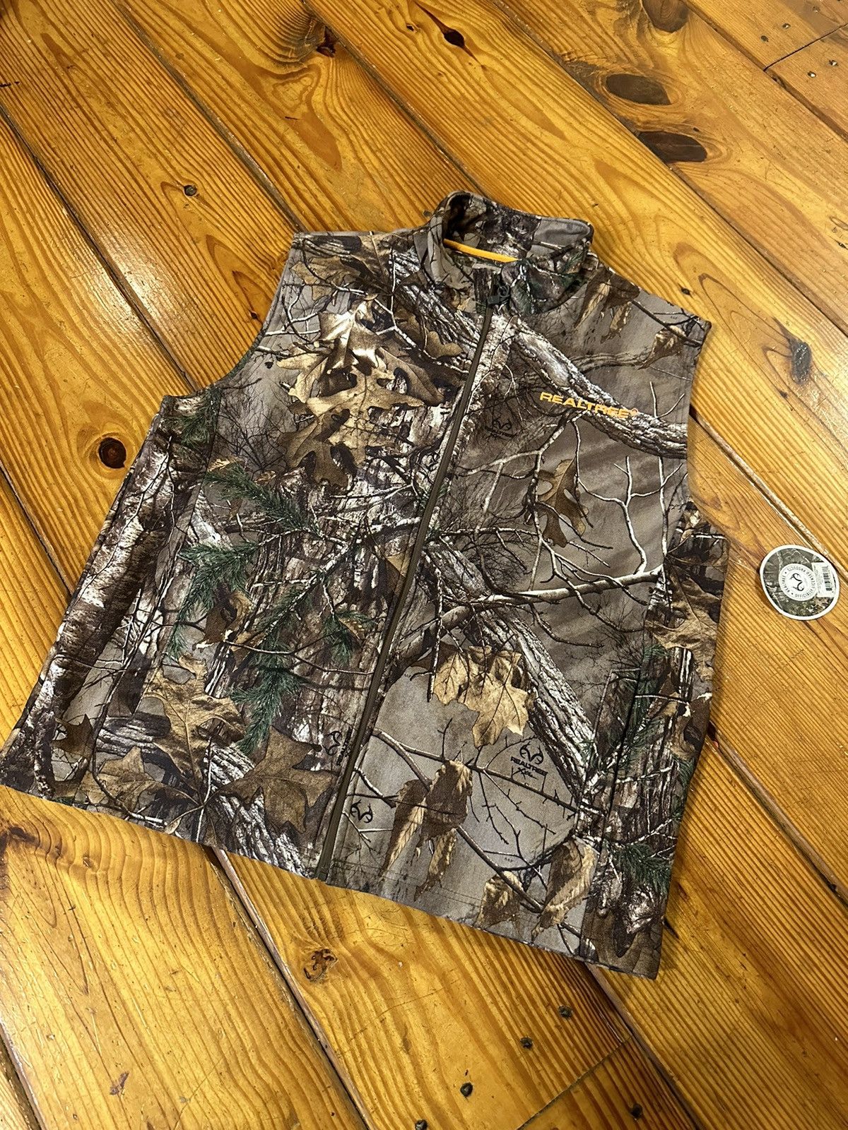 image of Realtree Lightweight Fleece Vest in Camo, Men's (Size XL)