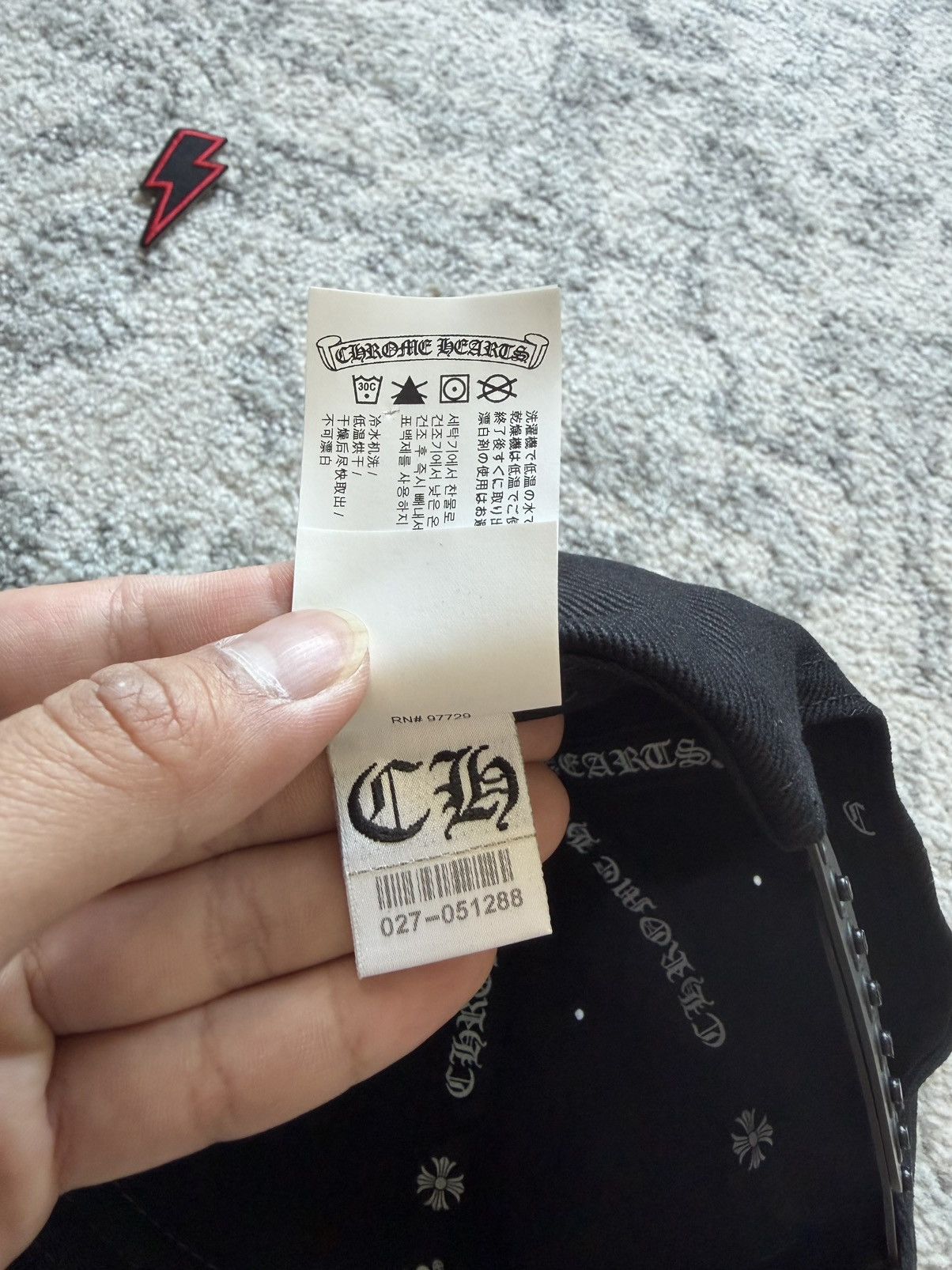Chrome Hearts CH RS3 Baseball Hat Size ONE SIZE - 8 Thumbnail