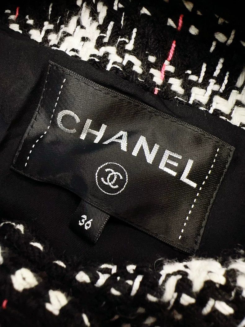 Chanel Chanel 21k autumn and winter striped mixed-color twill sof Size XS / US 0-2 / IT 36-38 - 4 Thumbnail