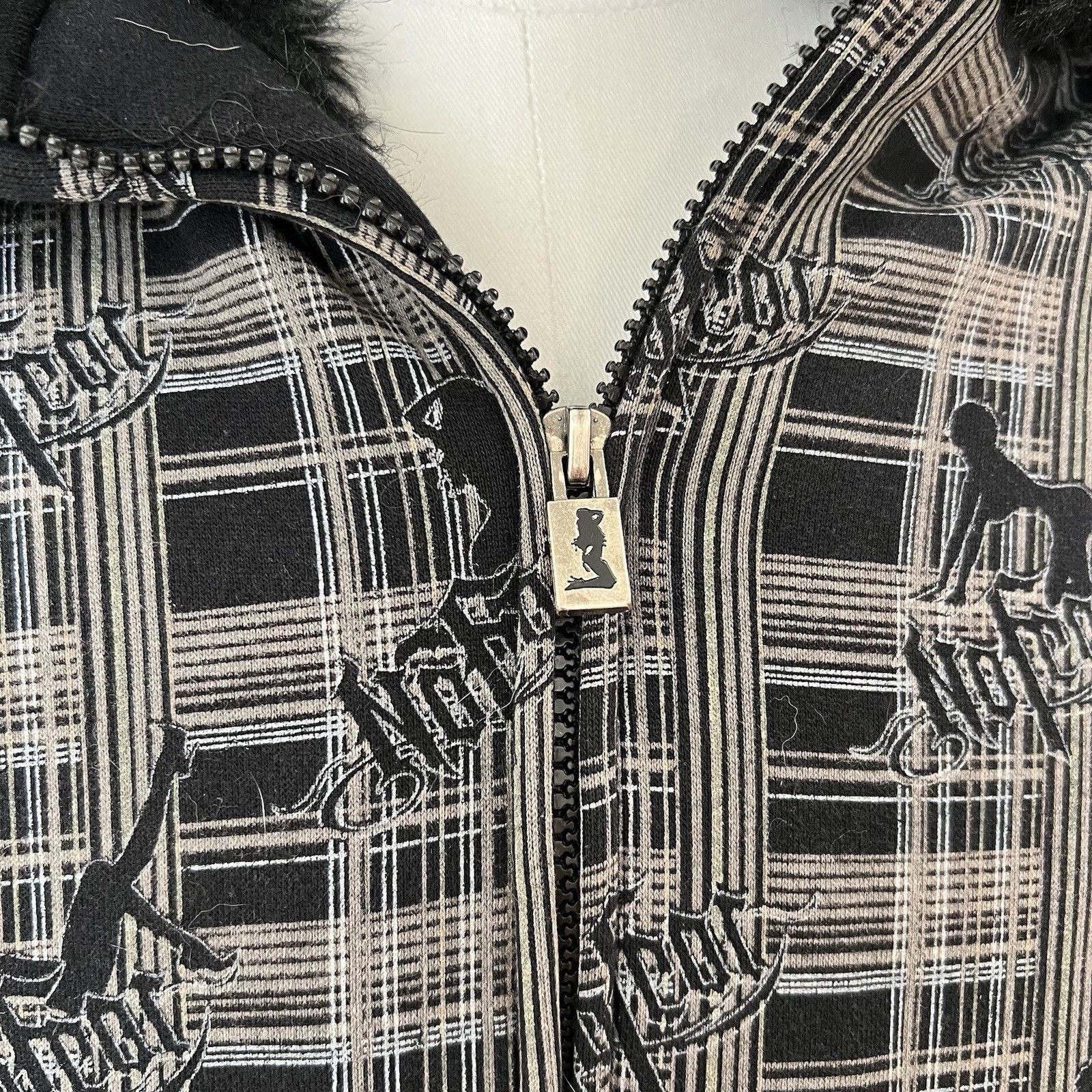 No Fear No Fear Jacket (M) Full Zip Hoodie Sherpa Y2K Size US M / EU 48-50 / 2 - 2 Thumbnail