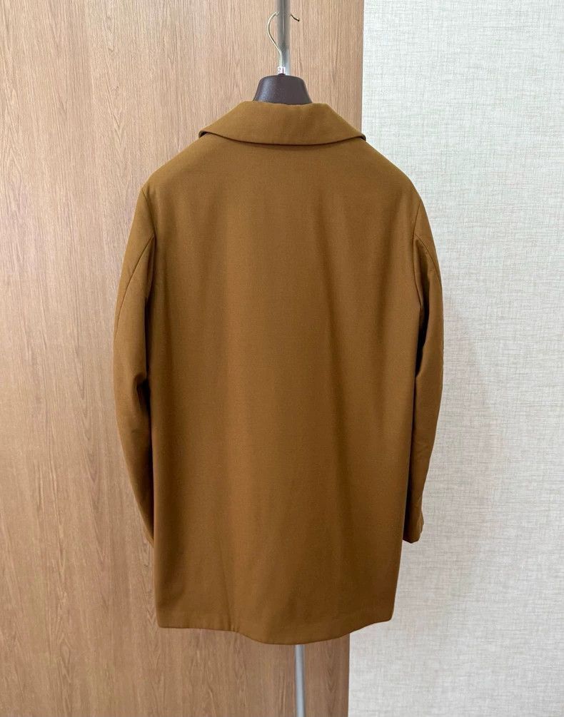 Ermenegildo Zegna Loro Piana GOK Camel Wool Trench Coat-2508 Size US M / EU 48-50 / 2 - 9 Thumbnail