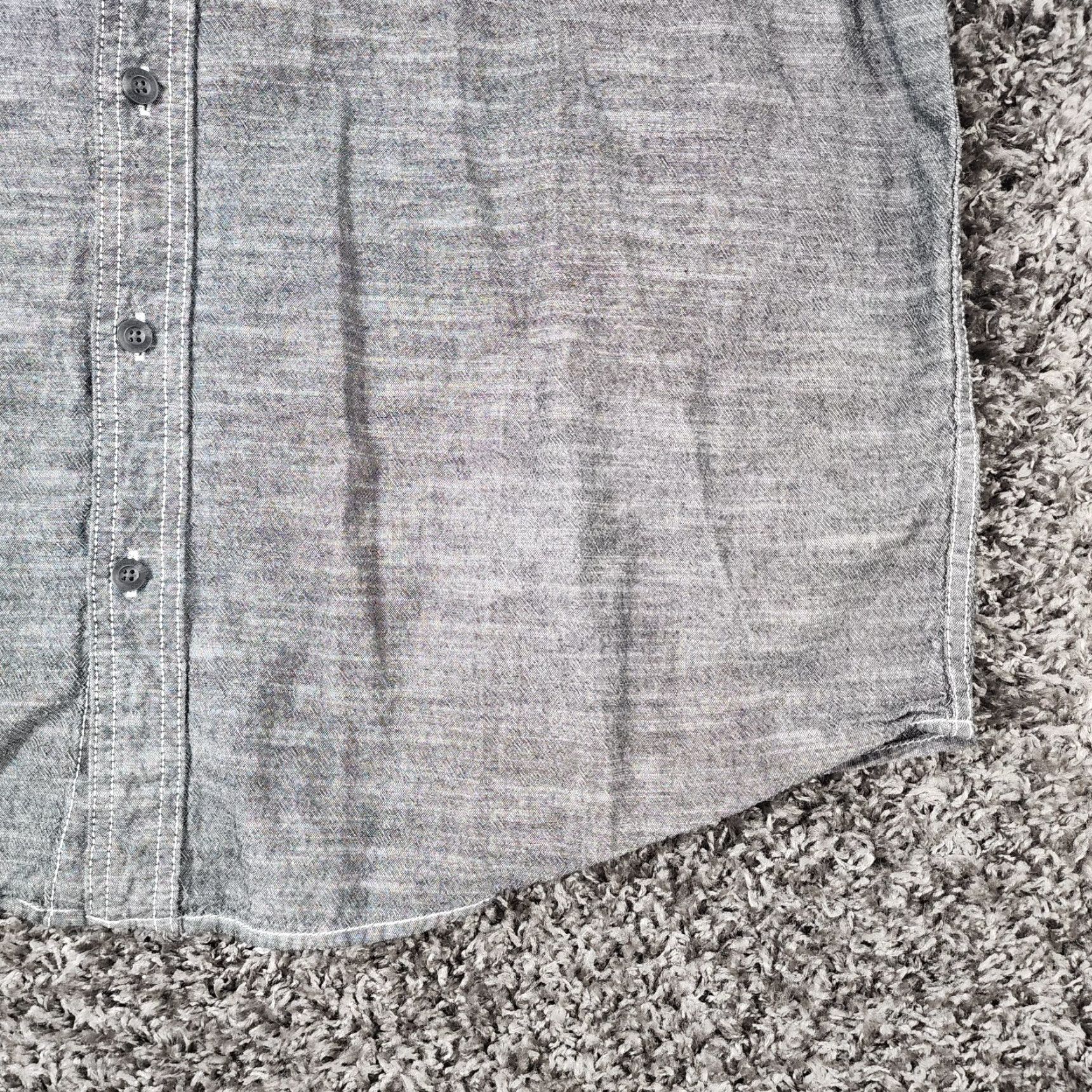 Vintage Woolrich Shirt Mens XL Gray Short Sleeve Button-Up with Pockets Size US 36 / EU 52 - 2 Thumbnail