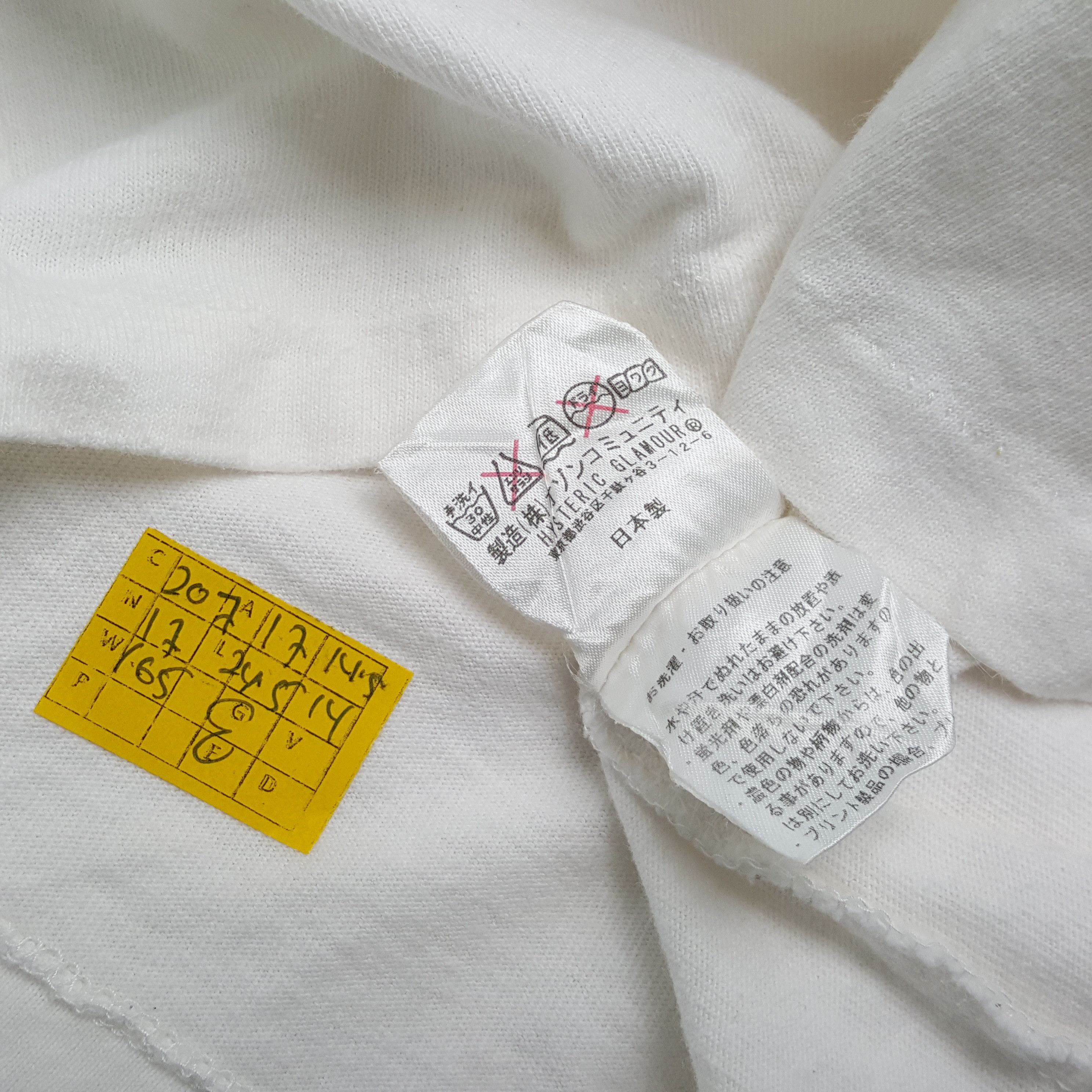 Hysteric Glamour × Japanese Brand × Vintage Vintage HYSTERIC GLAMOUR Japanese Fashion Brand T-Shirts Size US S / EU 44-46 / 1 - 6 Thumbnail
