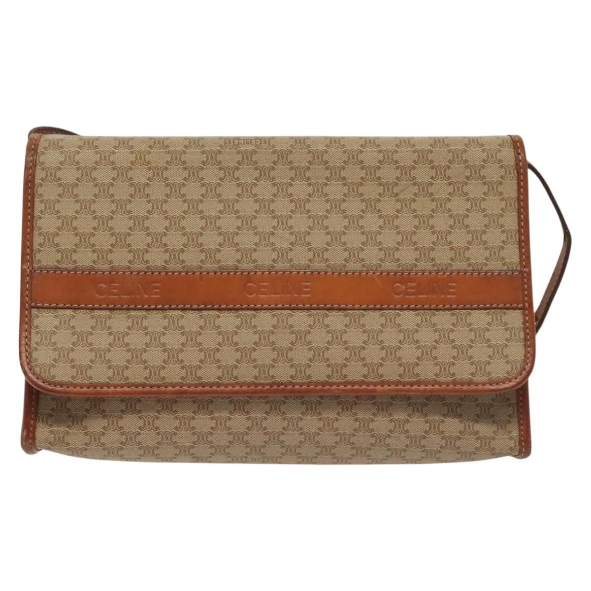 Celine Celine Vintage Macadam Canvas and Leather Size ONE SIZE - 1 Thumbnail