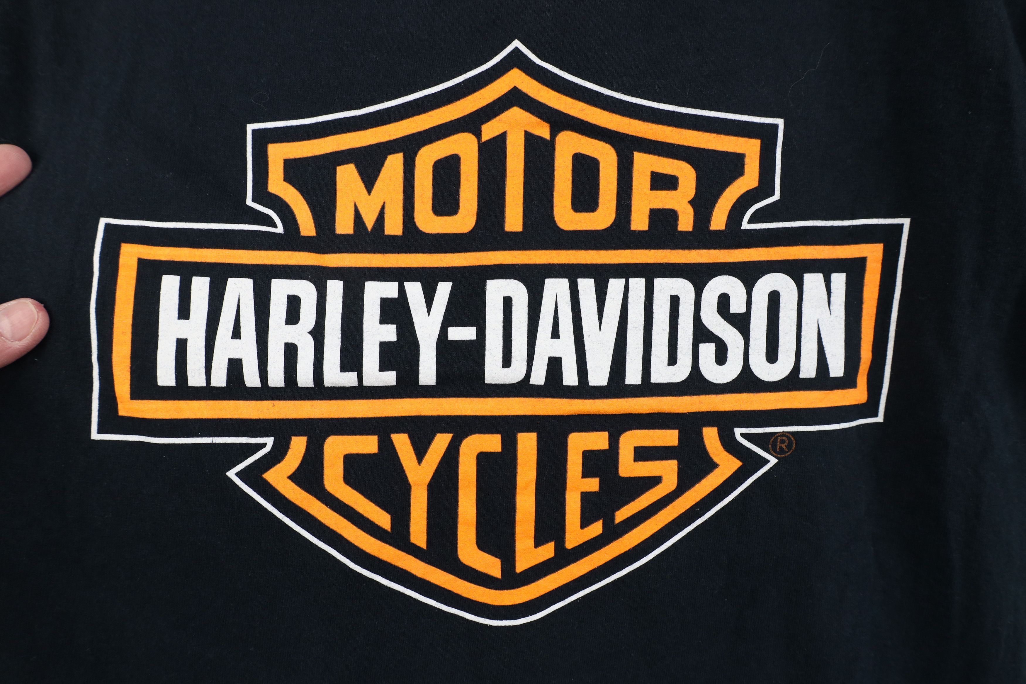 Harley Davidson Vintage 90s Y2K Harley Davidson Spell Out Big Logo T-Shirt Size US M / EU 48-50 / 2 - 4 Thumbnail