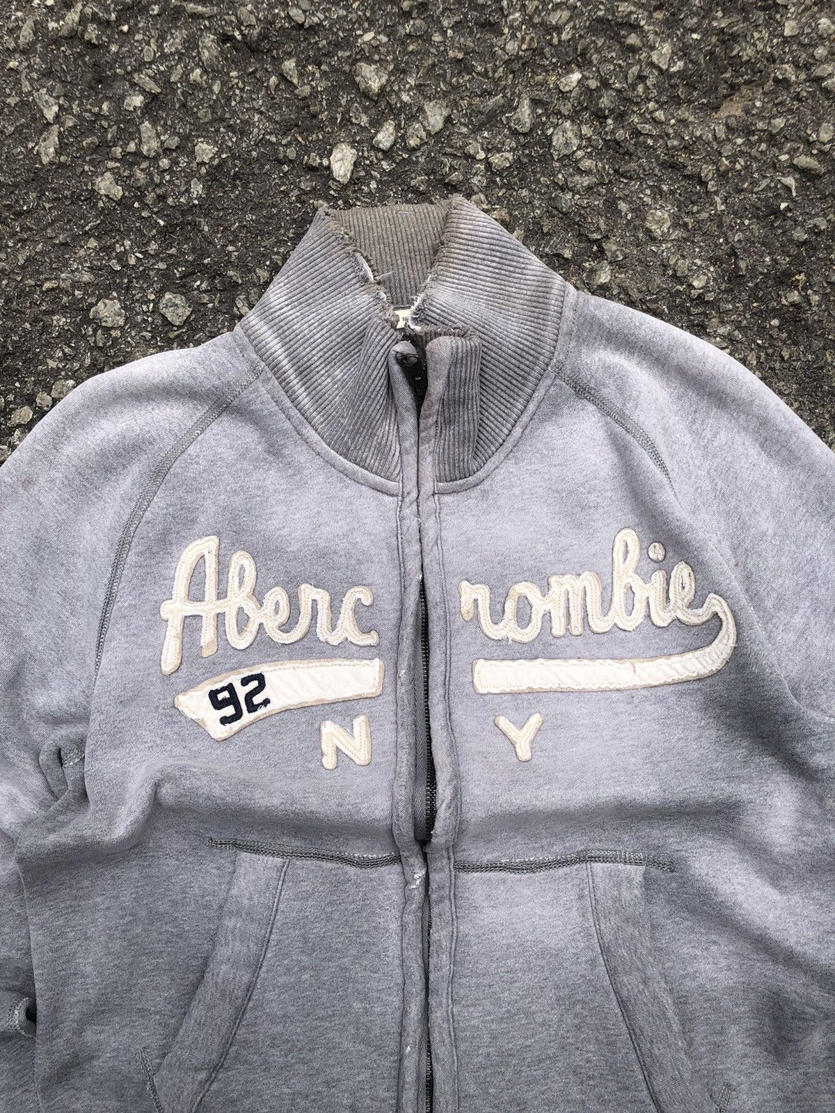 Abercrombie & Fitch Vintage Abercrombie & Fitch Big Logo Zipper Sweater Size US M / EU 48-50 / 2 - 5 Thumbnail
