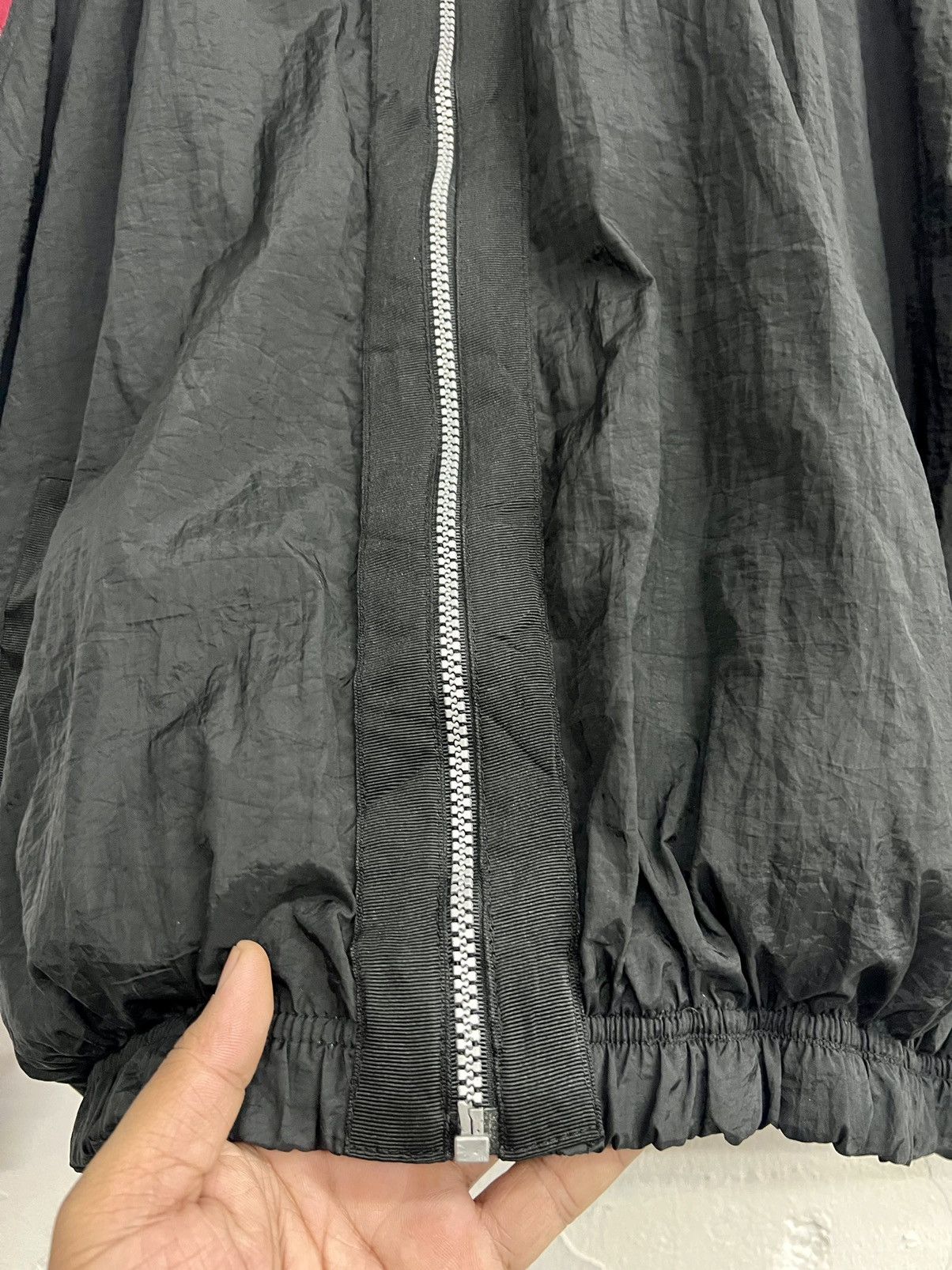 Nike × Vintage Vintage 90s Nike Windbreaker Zipper Jacket Size US XL / EU 56 / 4 - 8 Thumbnail