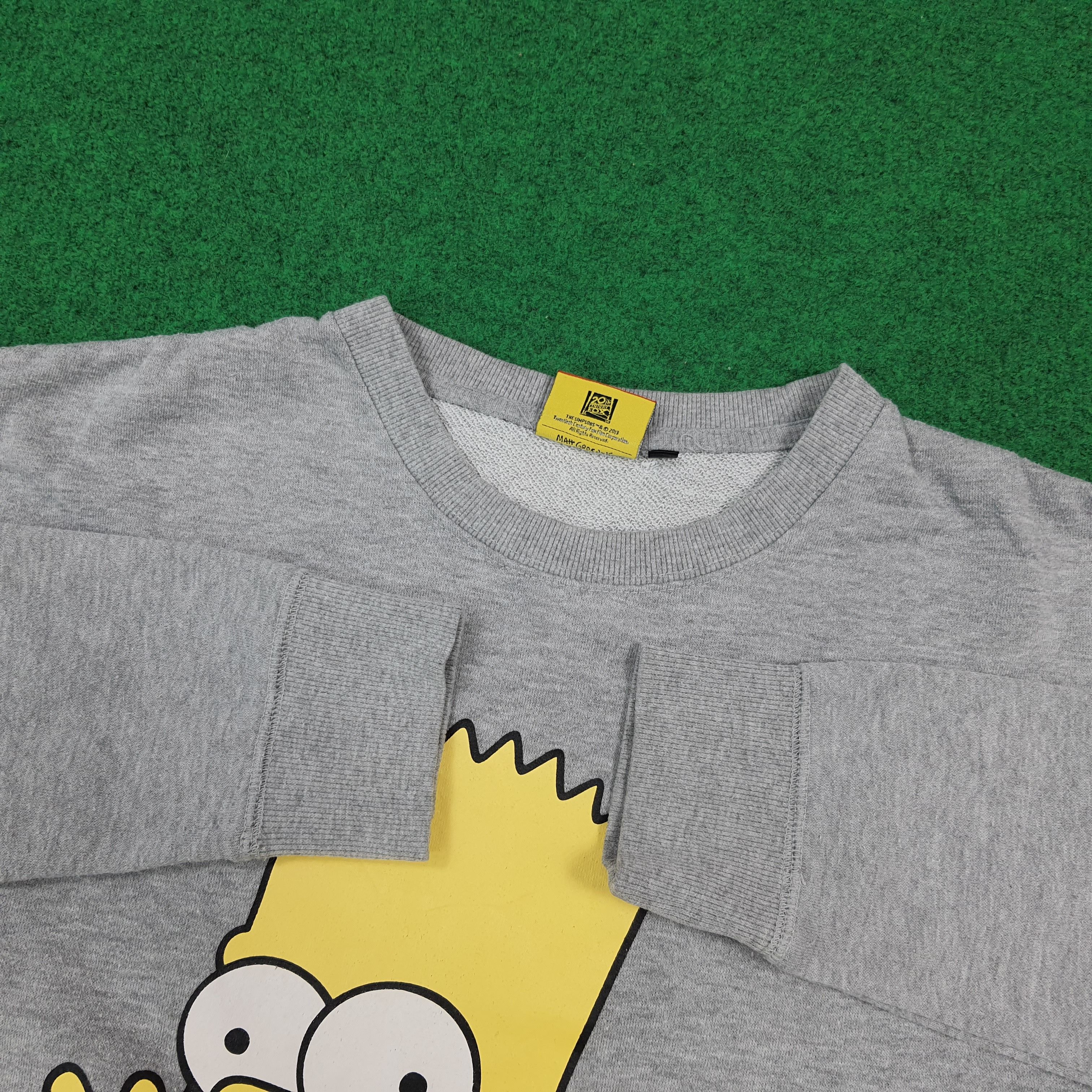 The Simpsons Official Bart Simpsons Graphic Sweatshirt Crewneck C293N25 Size US M / EU 48-50 / 2 - 4 Thumbnail