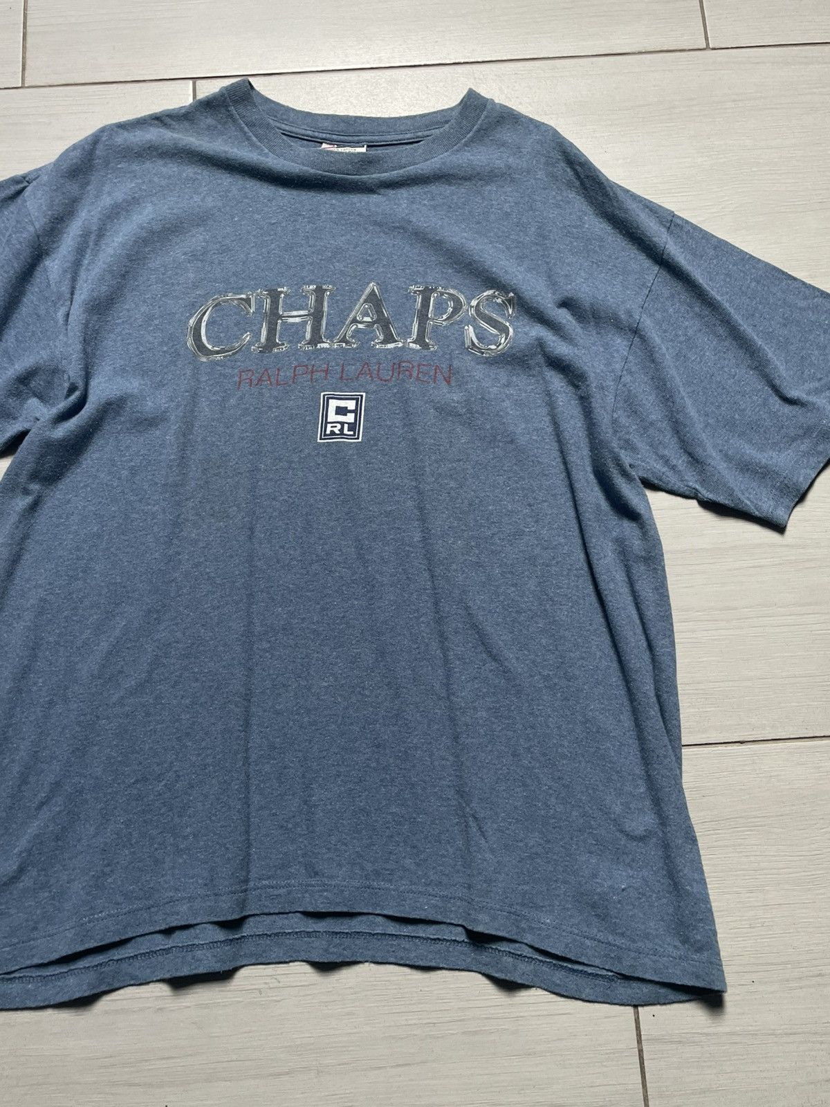 Chaps Ralph Lauren Ralph lauren vintage usa chaps archive fashion tee oversize Size US XL / EU 56 / 4 - 3 Thumbnail