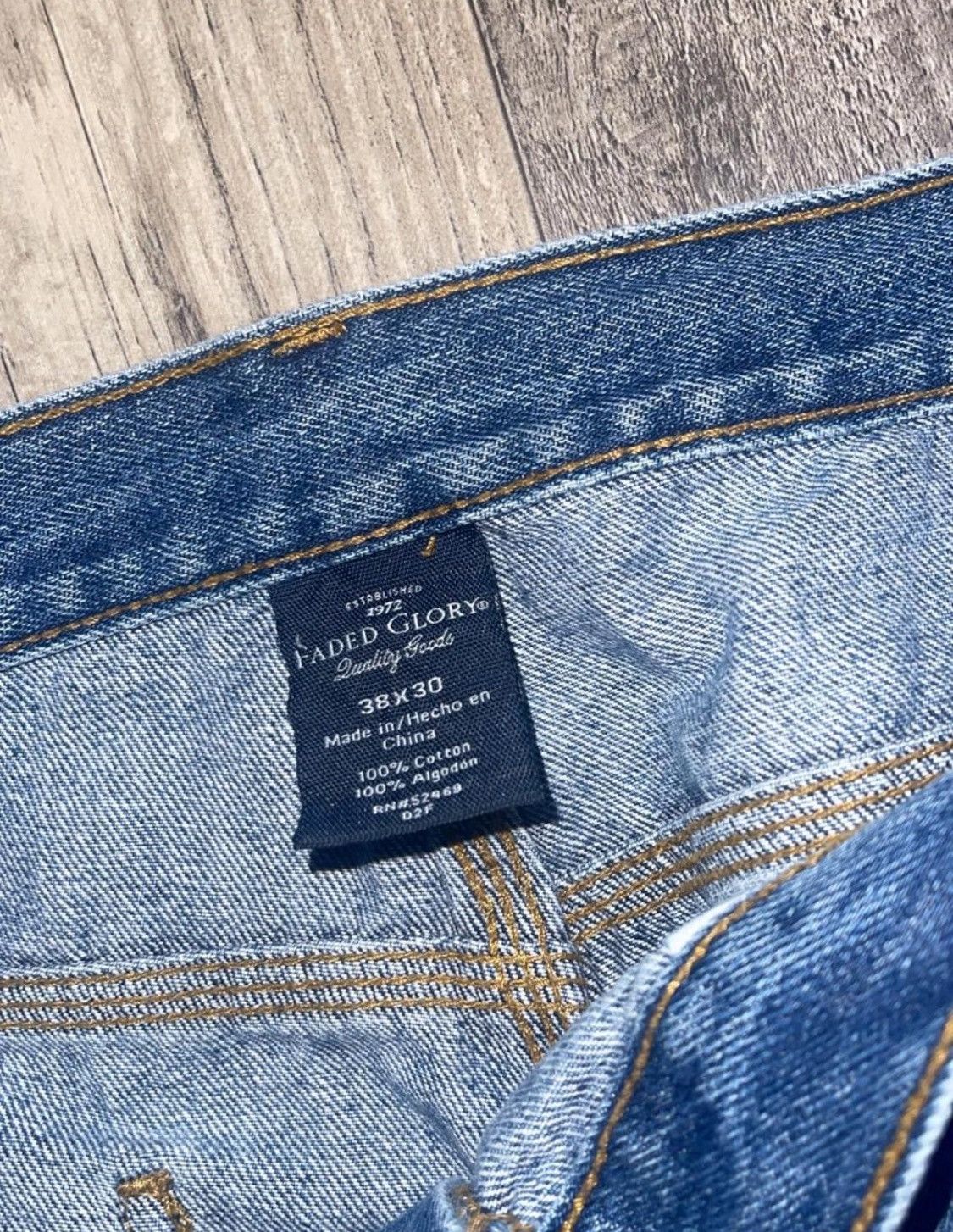 Faded Glory faded glory jeans crazy bagggy crazy wash Size US 38 / EU 54 - 3 Thumbnail