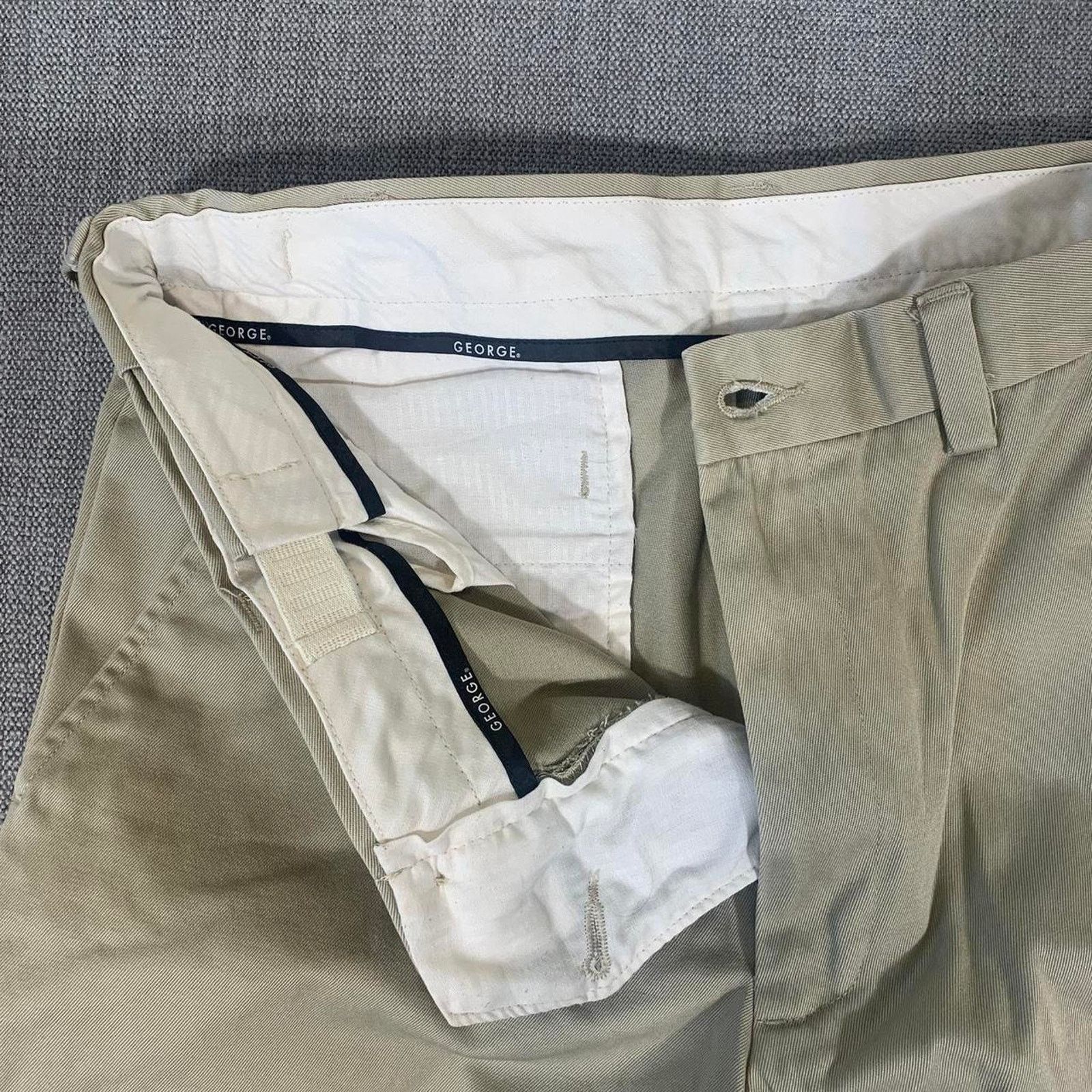 George George khaki chino Basics Pants Size US 34 / EU 50 - 6 Thumbnail