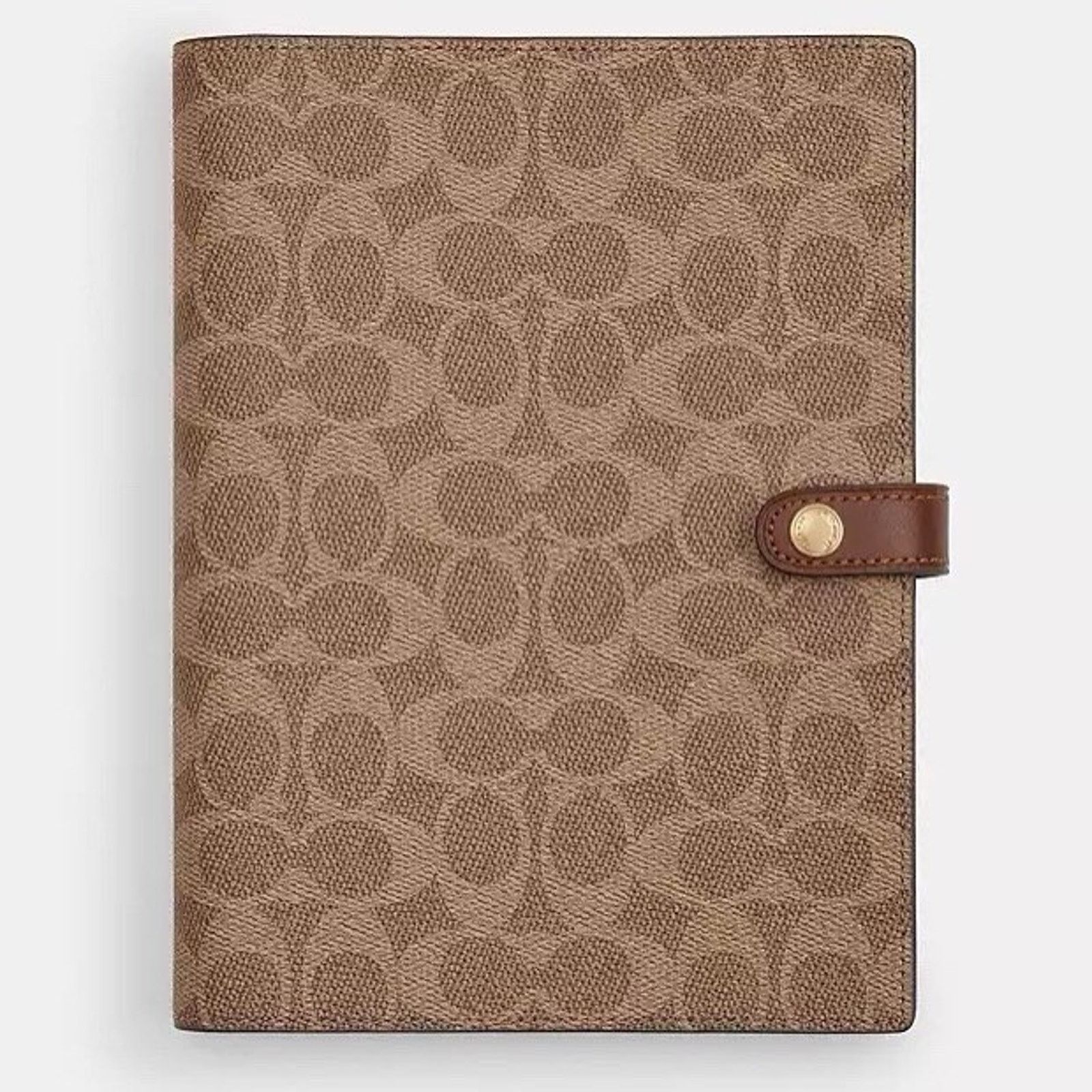 Coach NWT Coach Snap Notebook cz198 Gold/Tan/Brown Size ONE SIZE - 5 Thumbnail