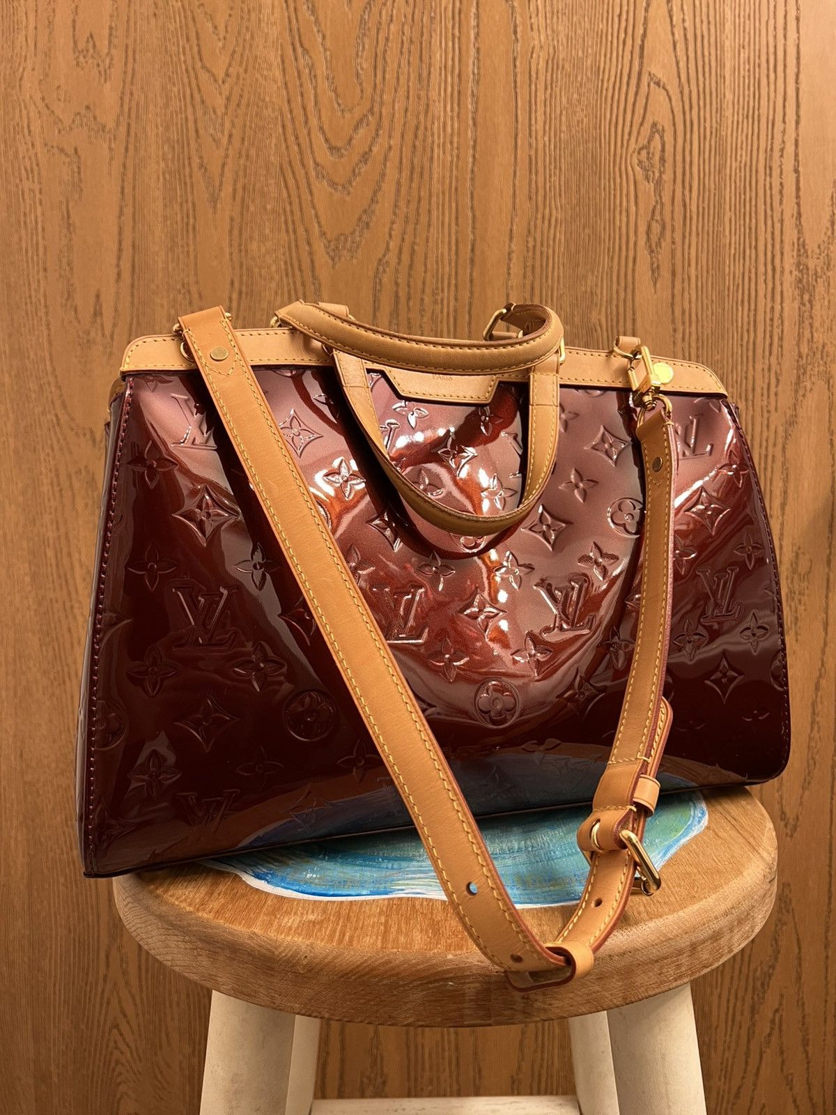 Louis Vuitton Louis Vuitton Vernis Patent Leather Brea MM Size ONE SIZE - 3 Thumbnail