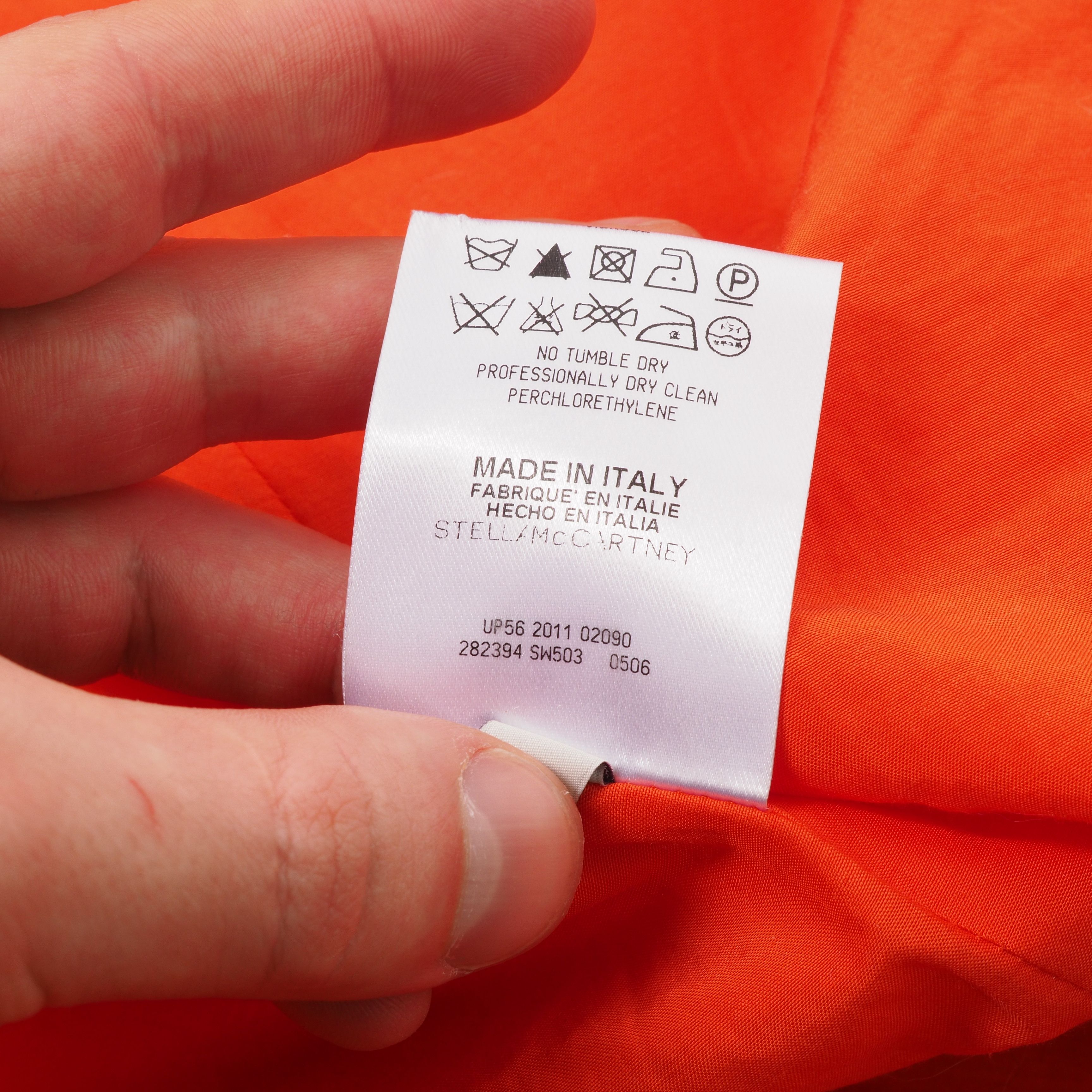 Stella McCartney STELLA MCCARTNEY Orange Double Breasted Blazer Jacket Size M / US 6-8 / IT 42-44 - 7 Thumbnail