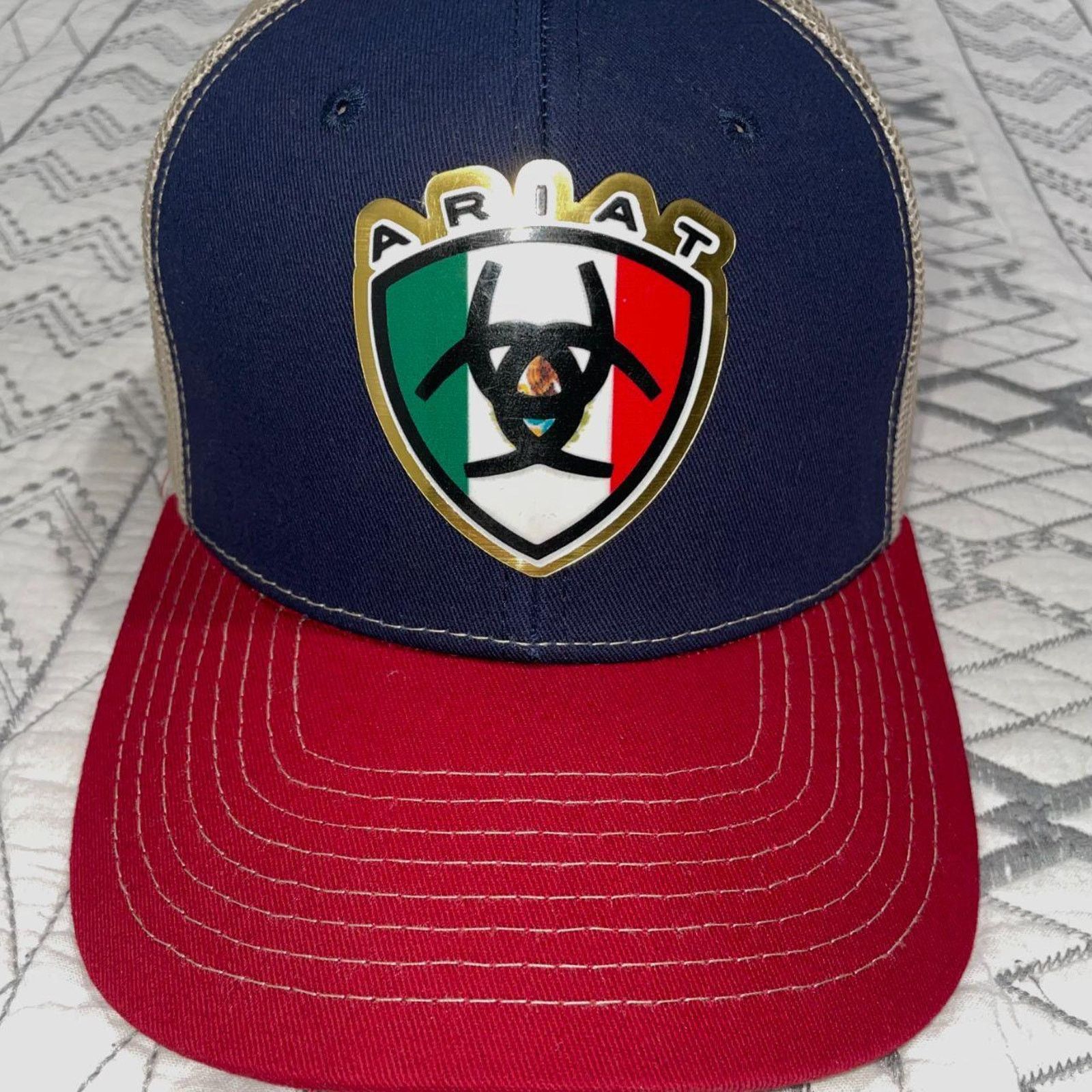 Ariat Ariat Men's Mexico Shield Snapback Cap Size ONE SIZE - 1 Thumbnail