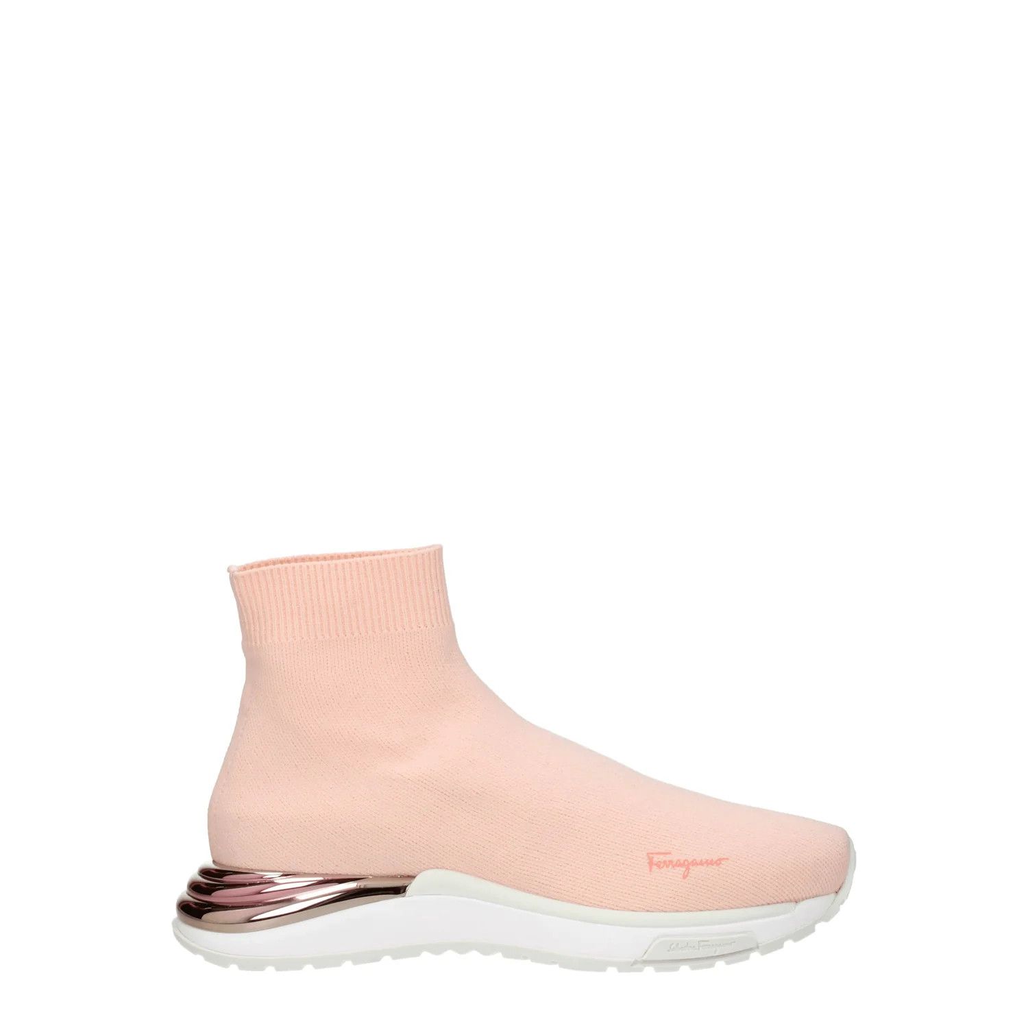 Salvatore Ferragamo ob1o1e1224 Fabric Sneakers in Pink Size US 7.5 / IT 37.5 - 1 Thumbnail