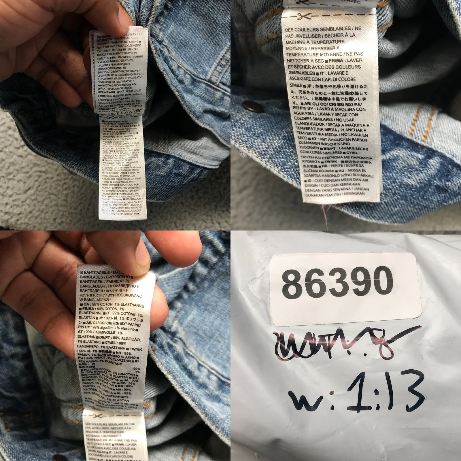 Gap VINTAGE Gap Denim Trucker Jacket Shirt Women S Long Sleeve Pocket Blue 90s Casual Mens Womens Girls Size S / US 4 / IT 40 - 8 Thumbnail