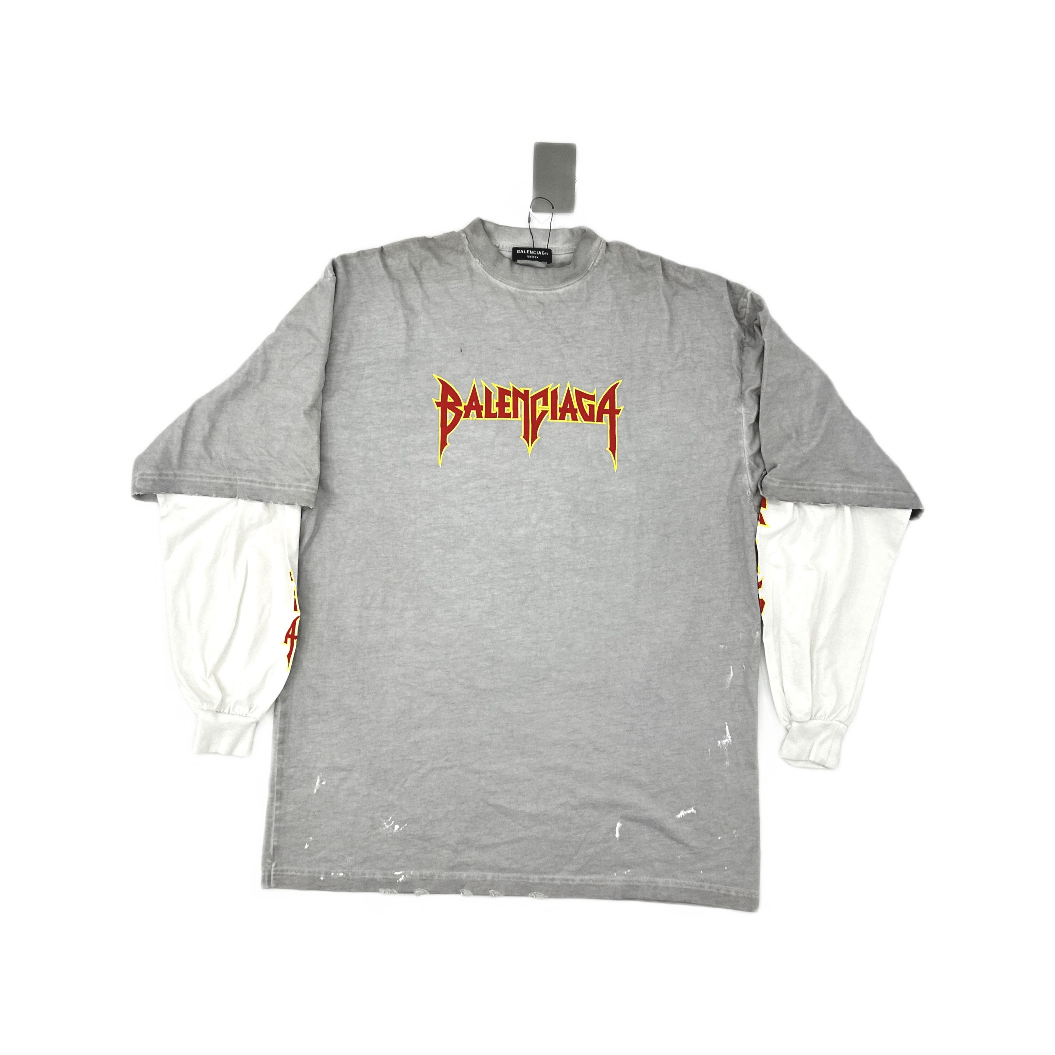 Balenciaga Balenciaga SS25 Georgia Night Longsleeve T-shirt | Grailed