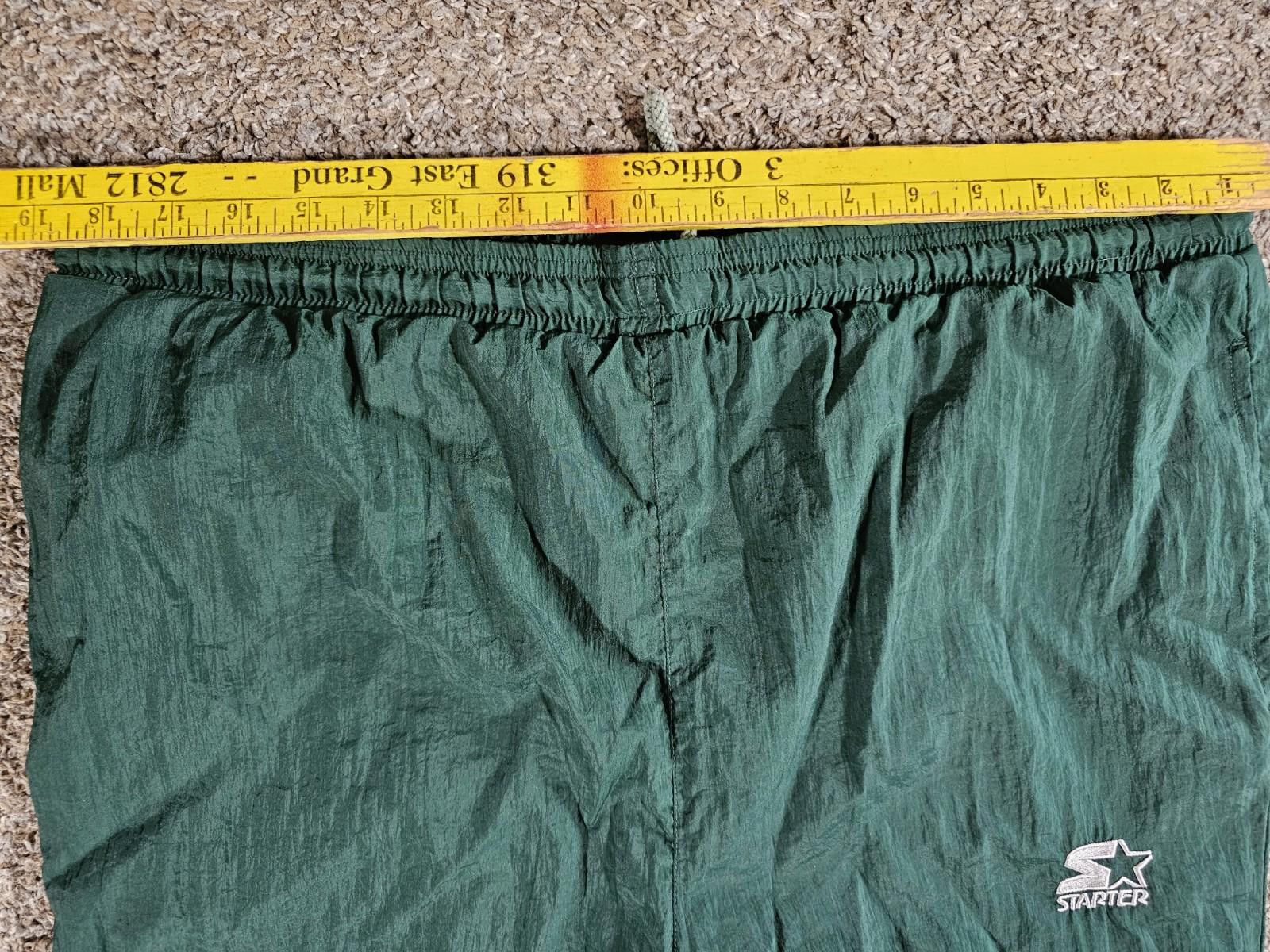 Starter Starter Green Bay Packers Track Windbreaker Pants Ankle Zip Size ONE SIZE - 4 Thumbnail