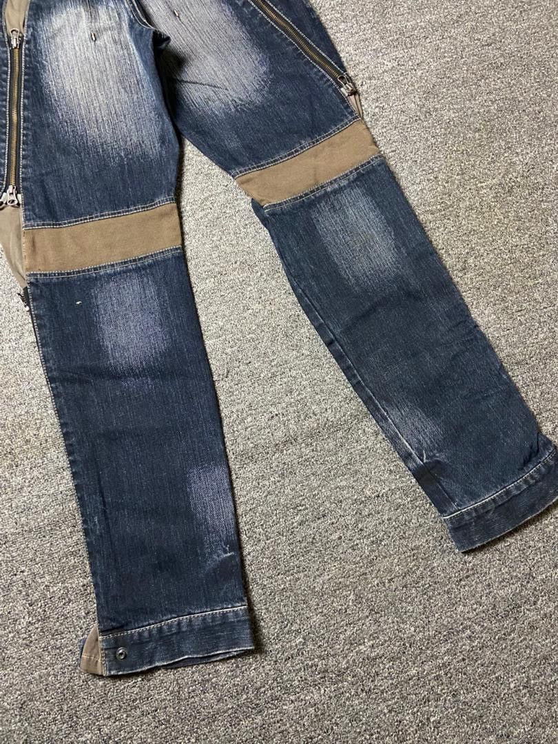 PPFM 🔥 Vintage PPFM Multizipper Bondage Jeans 🔥 (135) Size US 32 / EU 48 - 4 Thumbnail