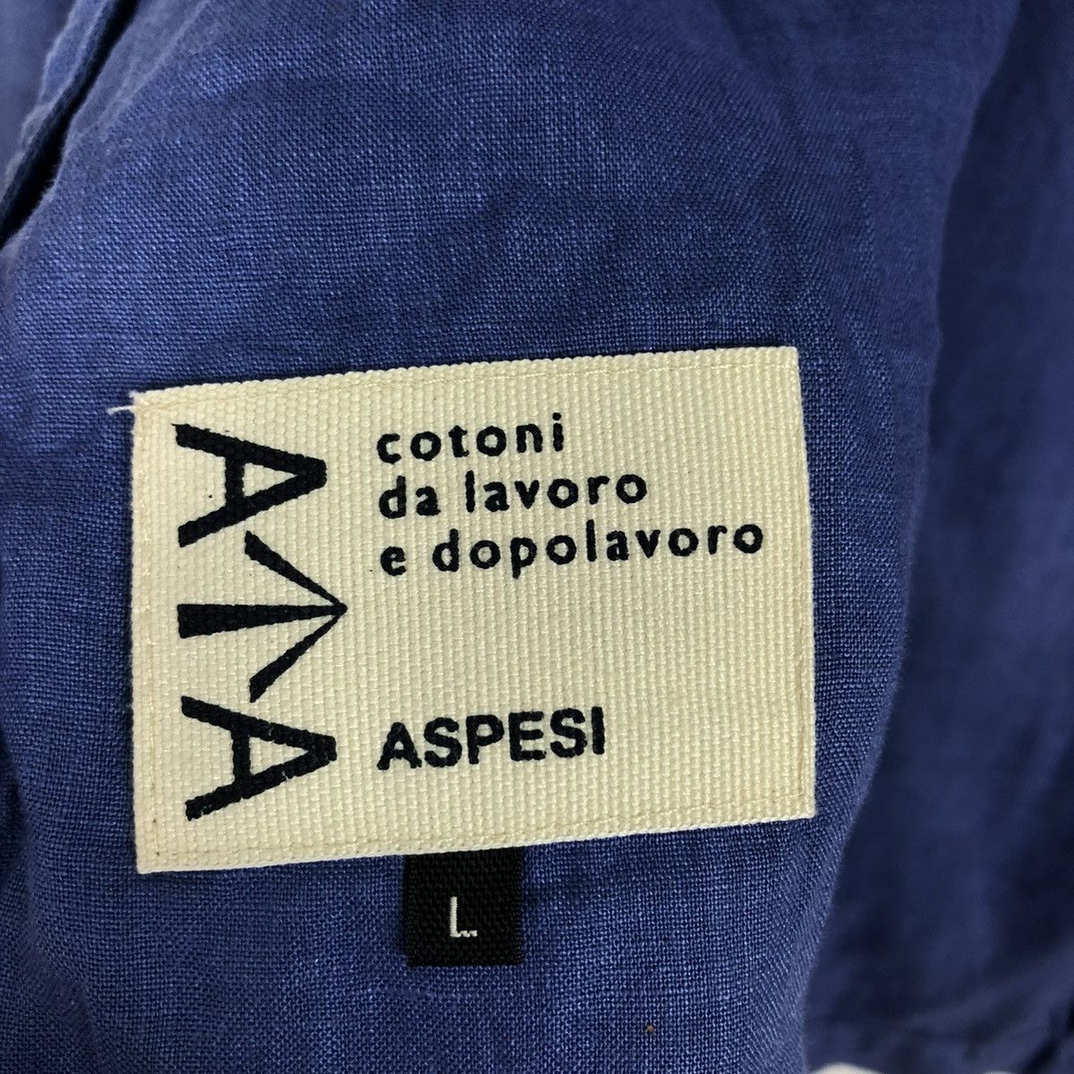 Aspesi 🔥VINTAGE CHORE JACKET RICH BLUE ASPESI MADE IN BULGARIA Size US L / EU 52-54 / 3 - 19 Thumbnail