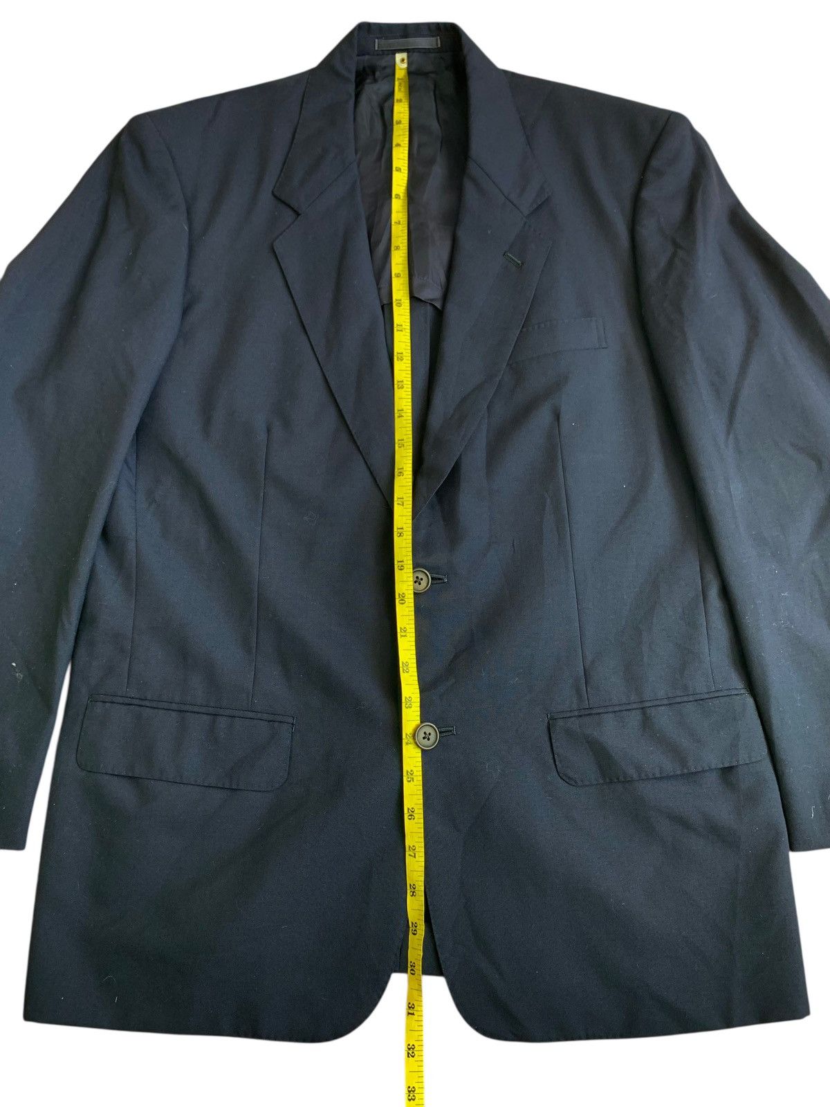 Y's for Men 2000's Yohji Yamamoto Y's for Men Navy Blue Blazer Size 40S - 5 Thumbnail