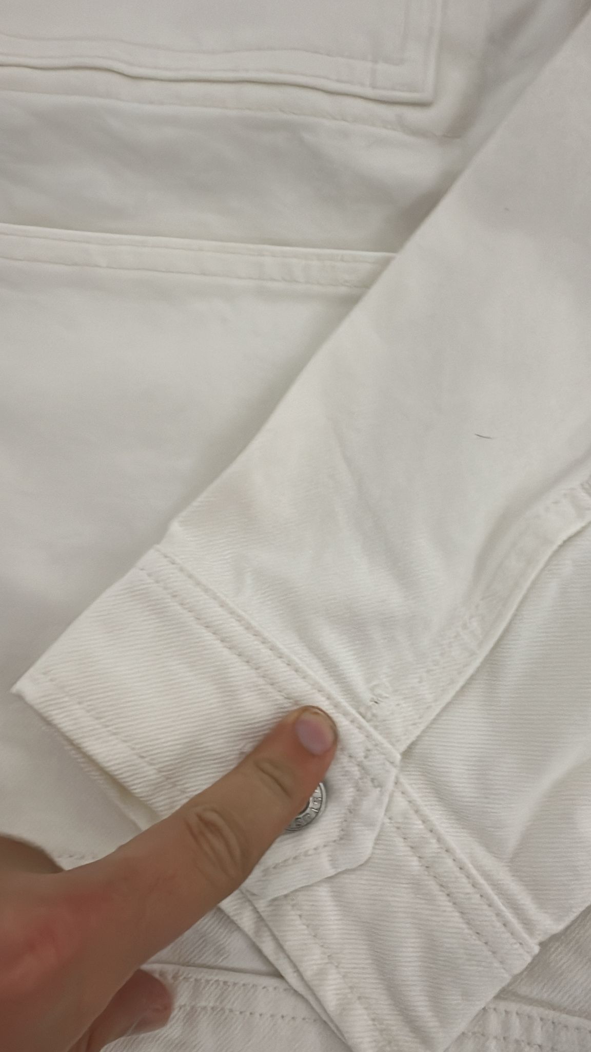 Stussy × Vintage Stussy HO23 Zip Work Jacket Denim White Size US M / EU 48-50 / 2 - 9 Thumbnail