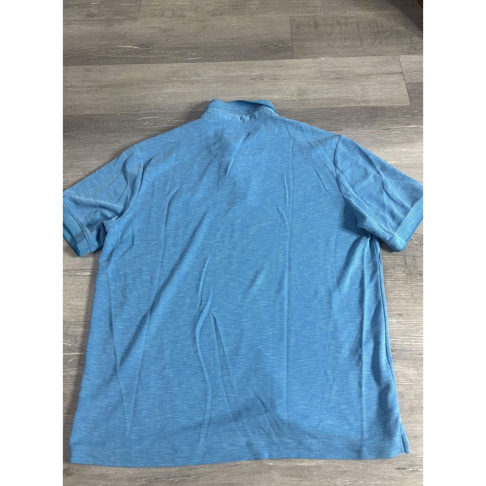 Tommy Bahama Tommy Bahama Polo Shirt Mens Large Blue IslandZone Marlin Logo Knit Golf Shirt Size US L / EU 52-54 / 3 - 5 Thumbnail
