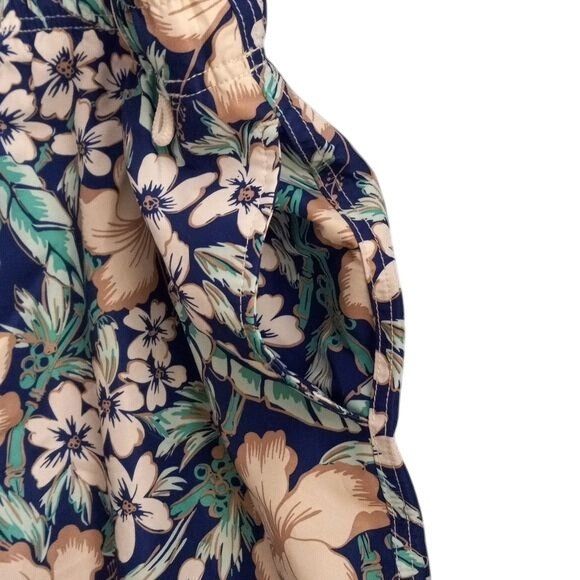 Lands' End Lands End XXL Mens Floral Swim Trunks Elastic Waist Drawstri Size US 44 / EU 60 - 4 Thumbnail