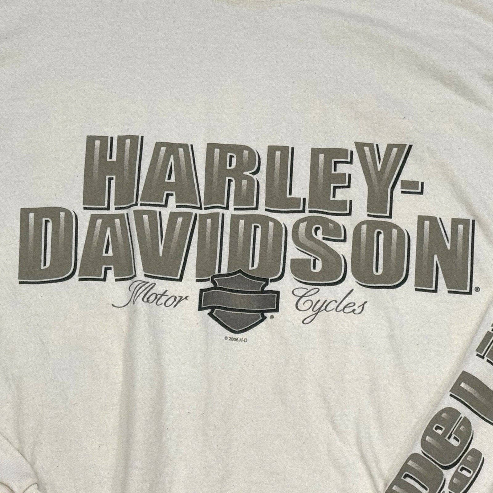 Harley Davidson VTG 2006 Smithfield NC Harley Davidson Long Sleeve Size 3XL Size US XXL / EU 58 / 5 - 3 Thumbnail
