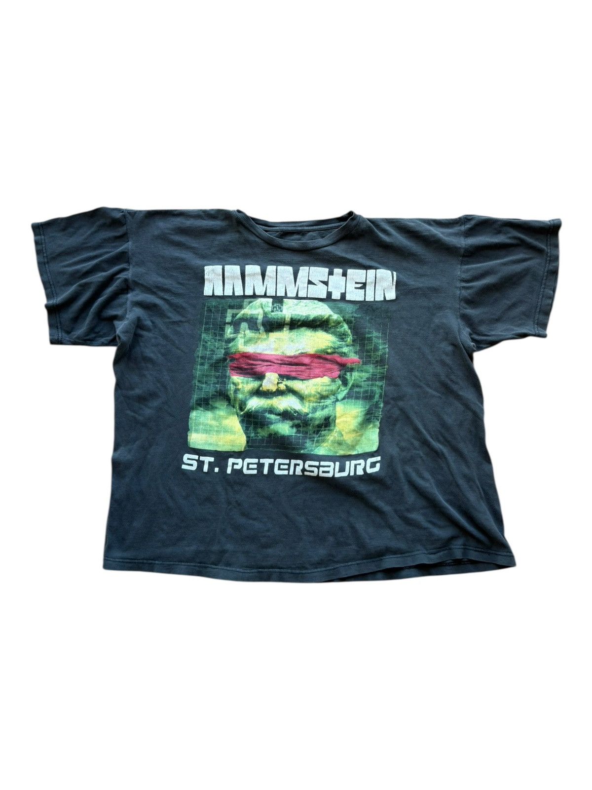 Band Tees *RARE* 2001 00s Y2K RAMMSTEIN ST PETERSBURG RUSSIA Size US XL / EU 56 / 4 - 7 Thumbnail