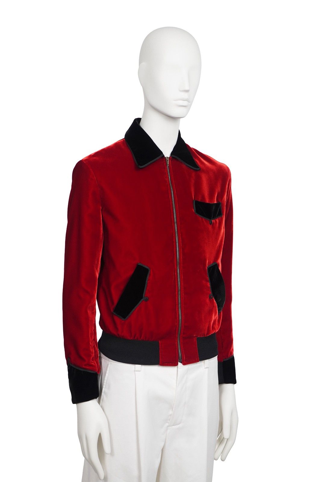 Saint Laurent Paris SAINT LAURENT By HEDI SLIMANE F/W 2016 Runway Velvet Jacket Size US S / EU 44-46 / 1 - 9 Thumbnail