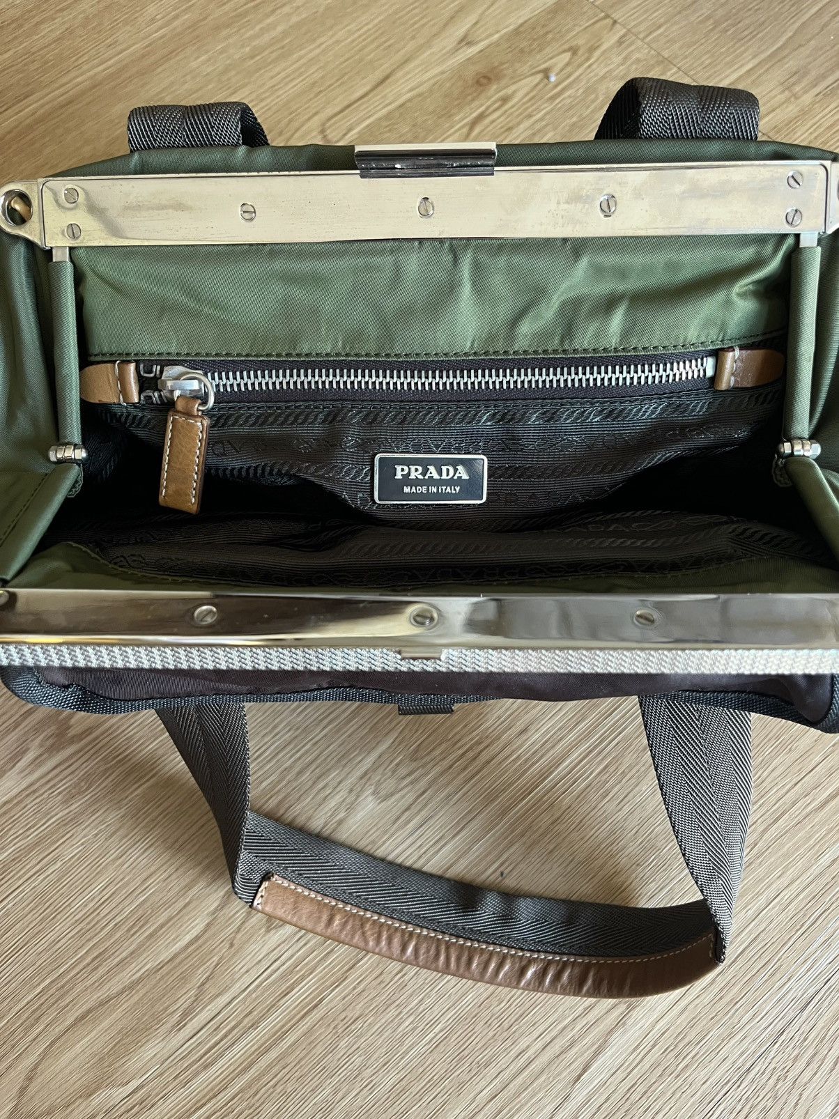 Prada Prada SS04 Runway Tessuto Active Frame Bag Size ONE SIZE - 5 Thumbnail