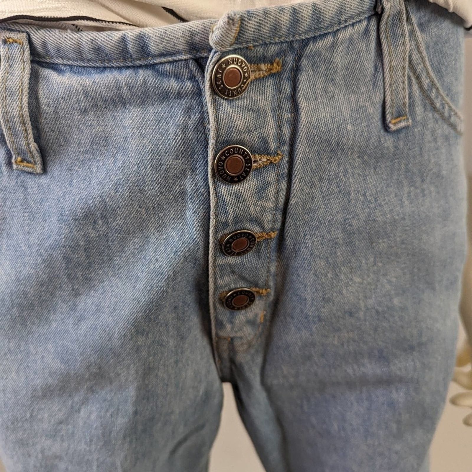 Vintage Vintage County Seat High Rise Button Fly Jean 7/8 Size 28" / US 6 / IT 42 - 3 Thumbnail