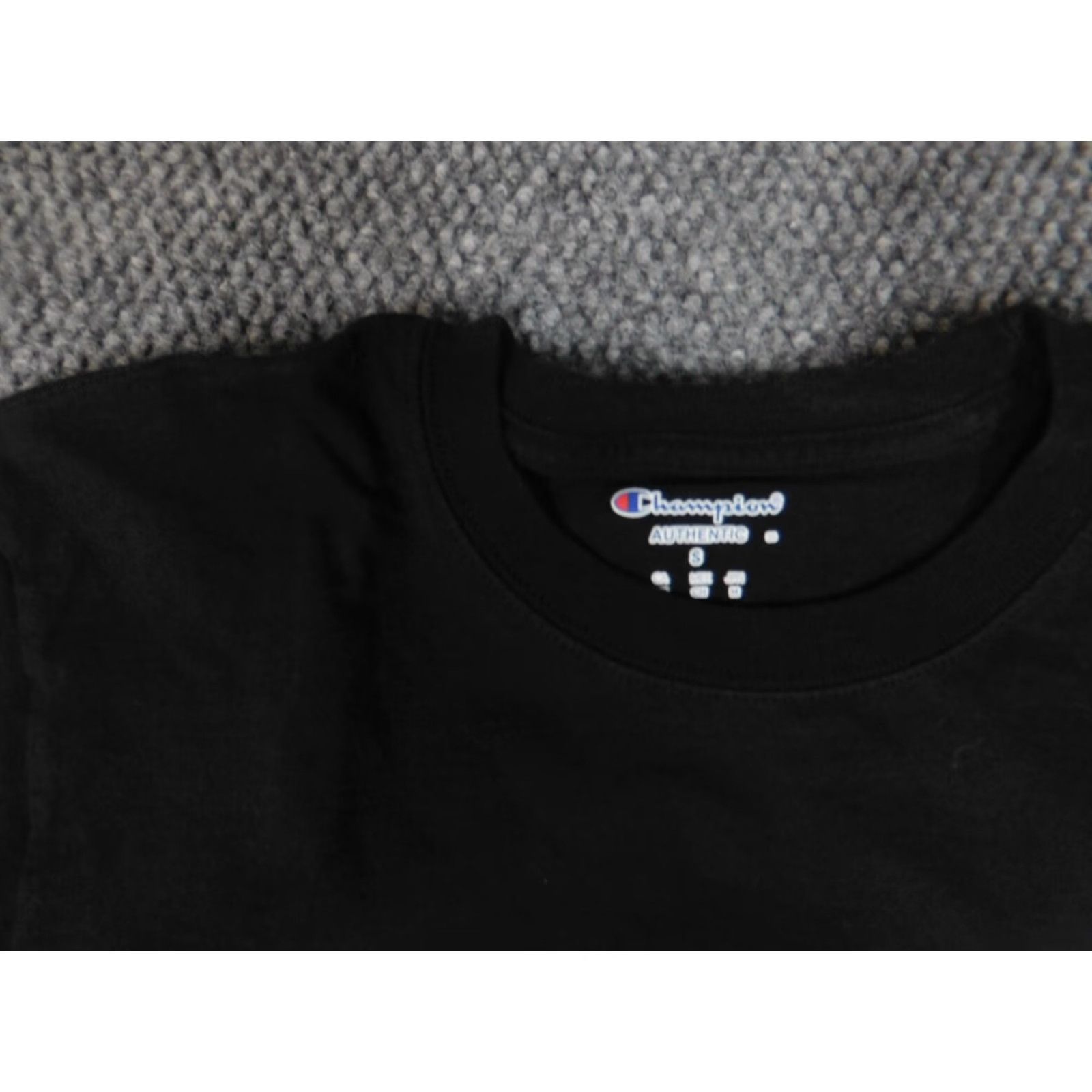 Champion Champion Shirt Mens Small Black Georgia Rugby Sports Short Sleeve Crew Neck Cotton Breathable Logo Athletic Vintage No N/A ️ Size US S / EU 44-46 / 1 - 5 Thumbnail