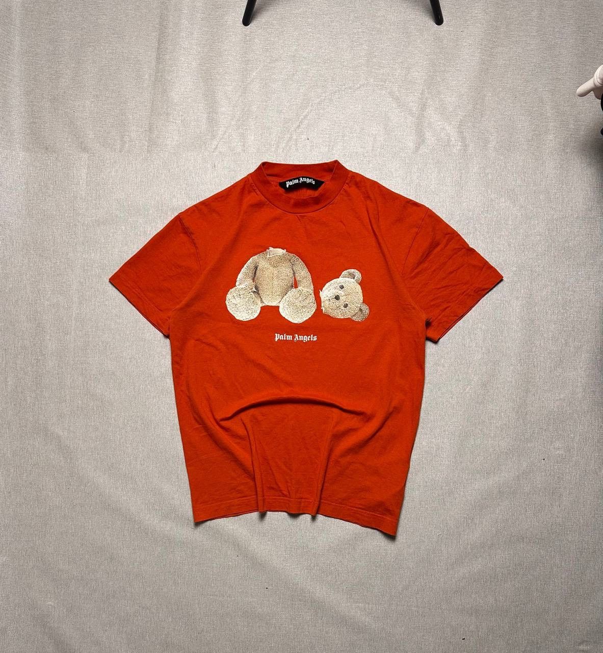 Palm Angels Palm Angels Teddy Bear T Shirt Orange Mens M Size US M / EU 48-50 / 2 - 1 Thumbnail