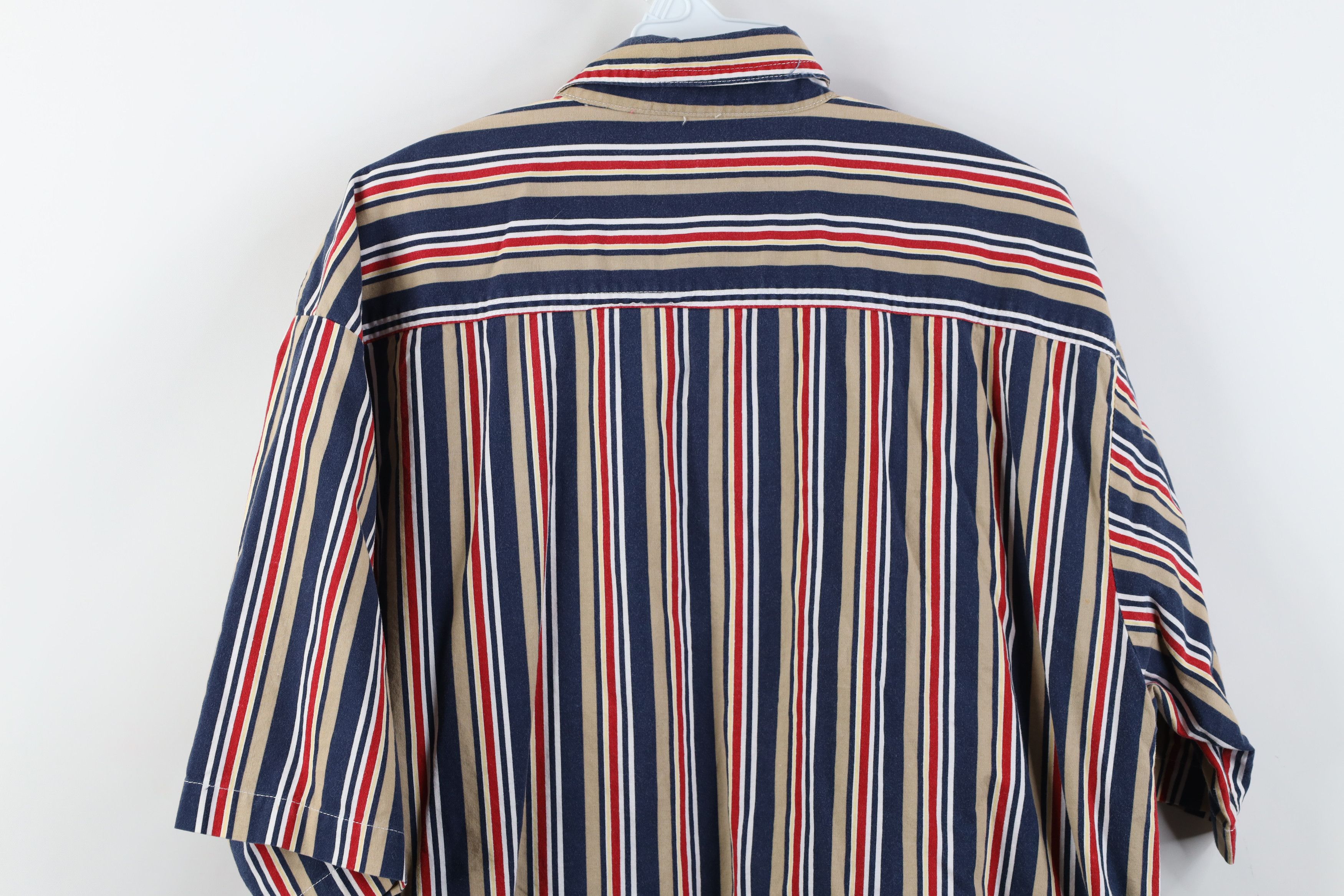 Vintage Vintage 90s Streetwear Short Sleeve Button Down Shirt Size US L / EU 52-54 / 3 - 10 Thumbnail