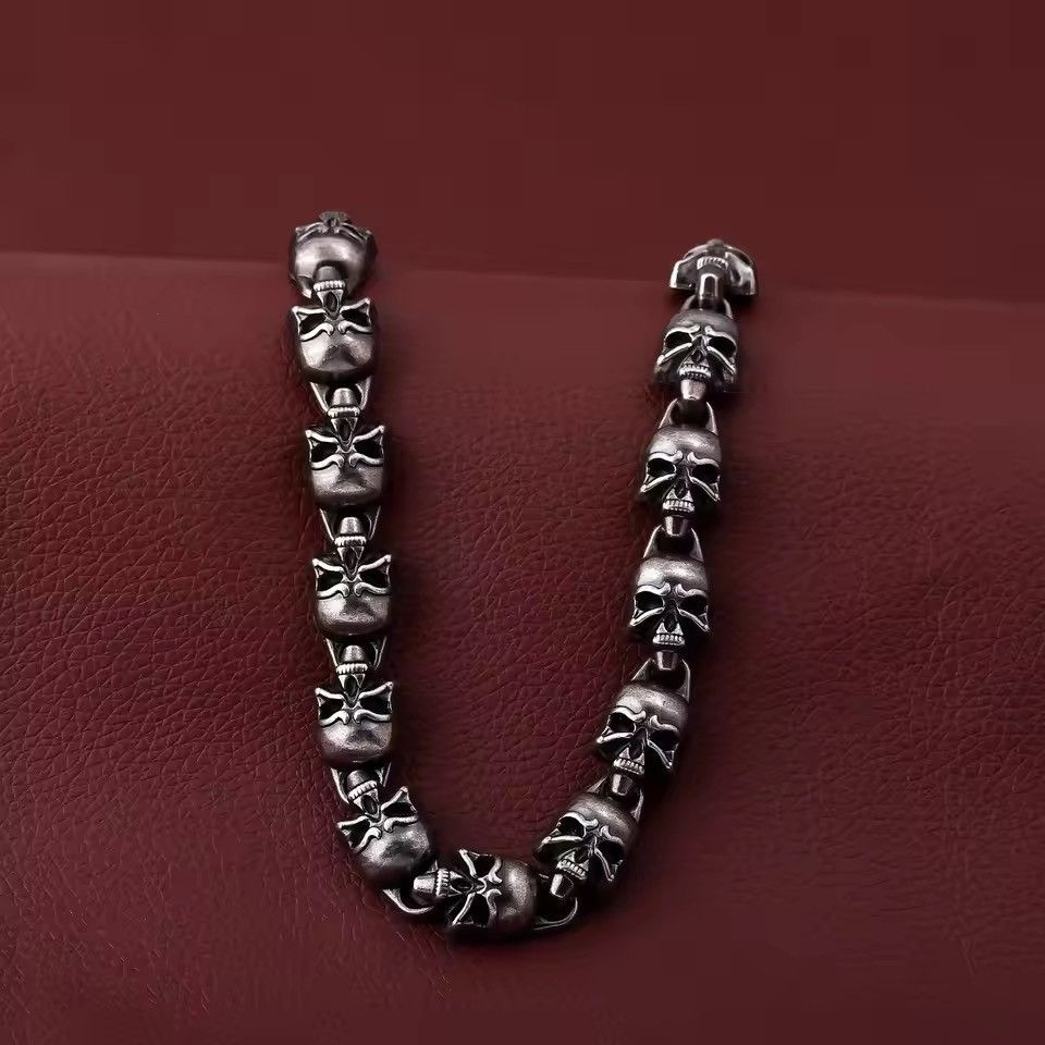 Jewelry Dark Hip Hop Skull Wallet Chain, Pants Chain Size ONE SIZE - 5 Thumbnail