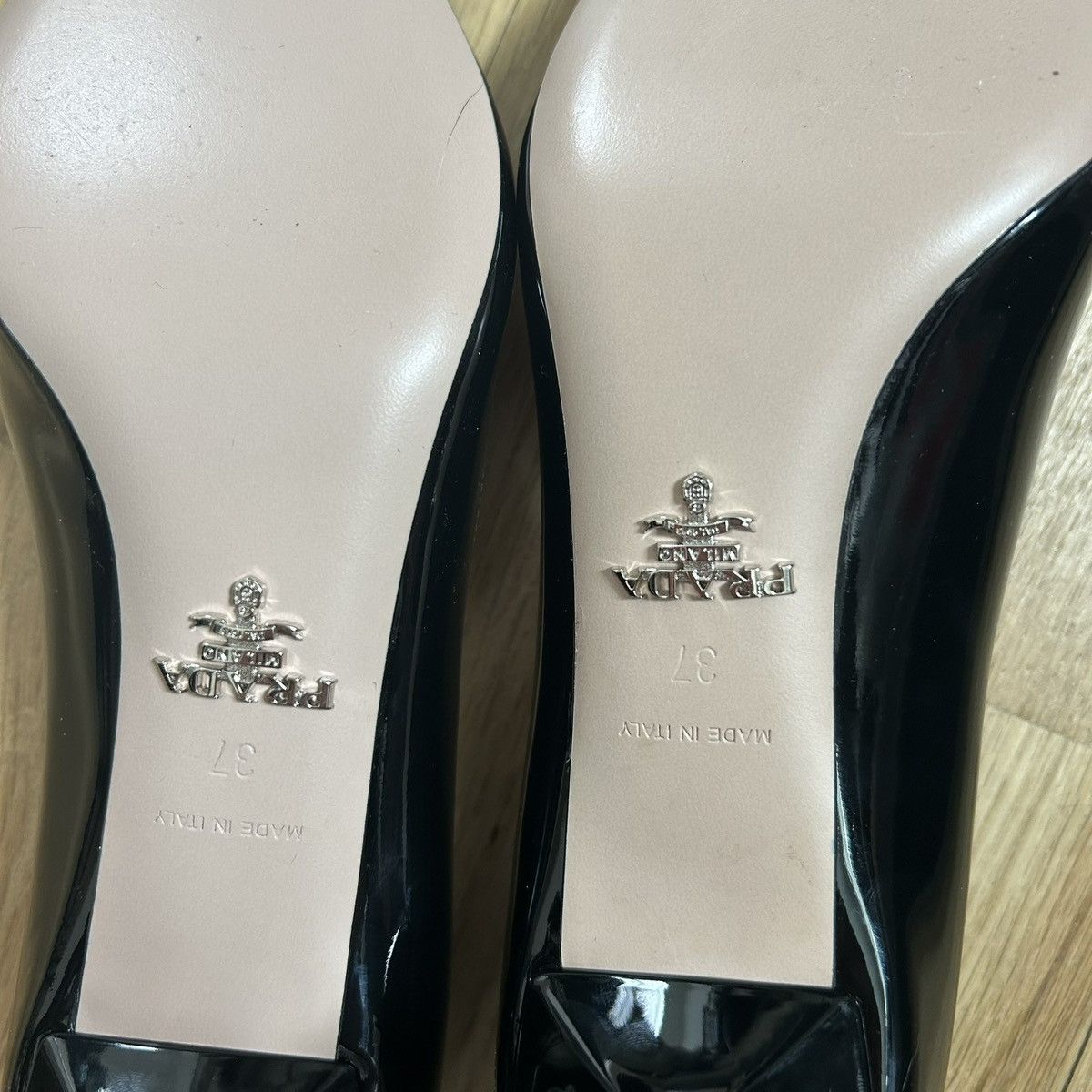Prada Prada Patent Leather Kitten Heels Size US 6 / IT 36 - 4 Thumbnail