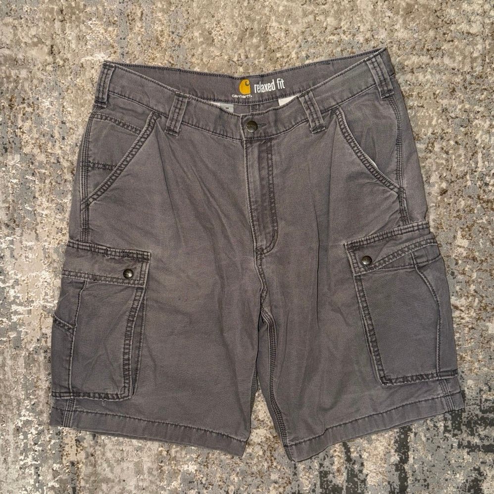 Carhartt Carhartt Grey Cargo Shorts Size 36 Size US 36 / EU 52 - 1 Thumbnail